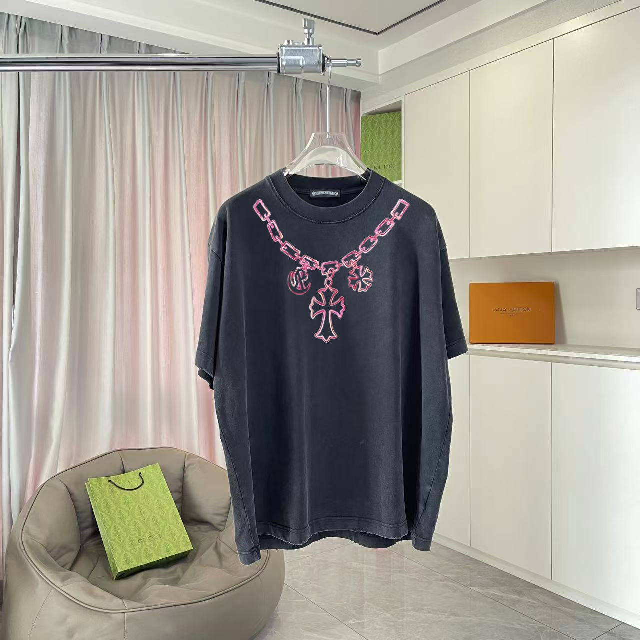 LuxluxHouse Best Quality Clothes Chrome Hearts T-shirt