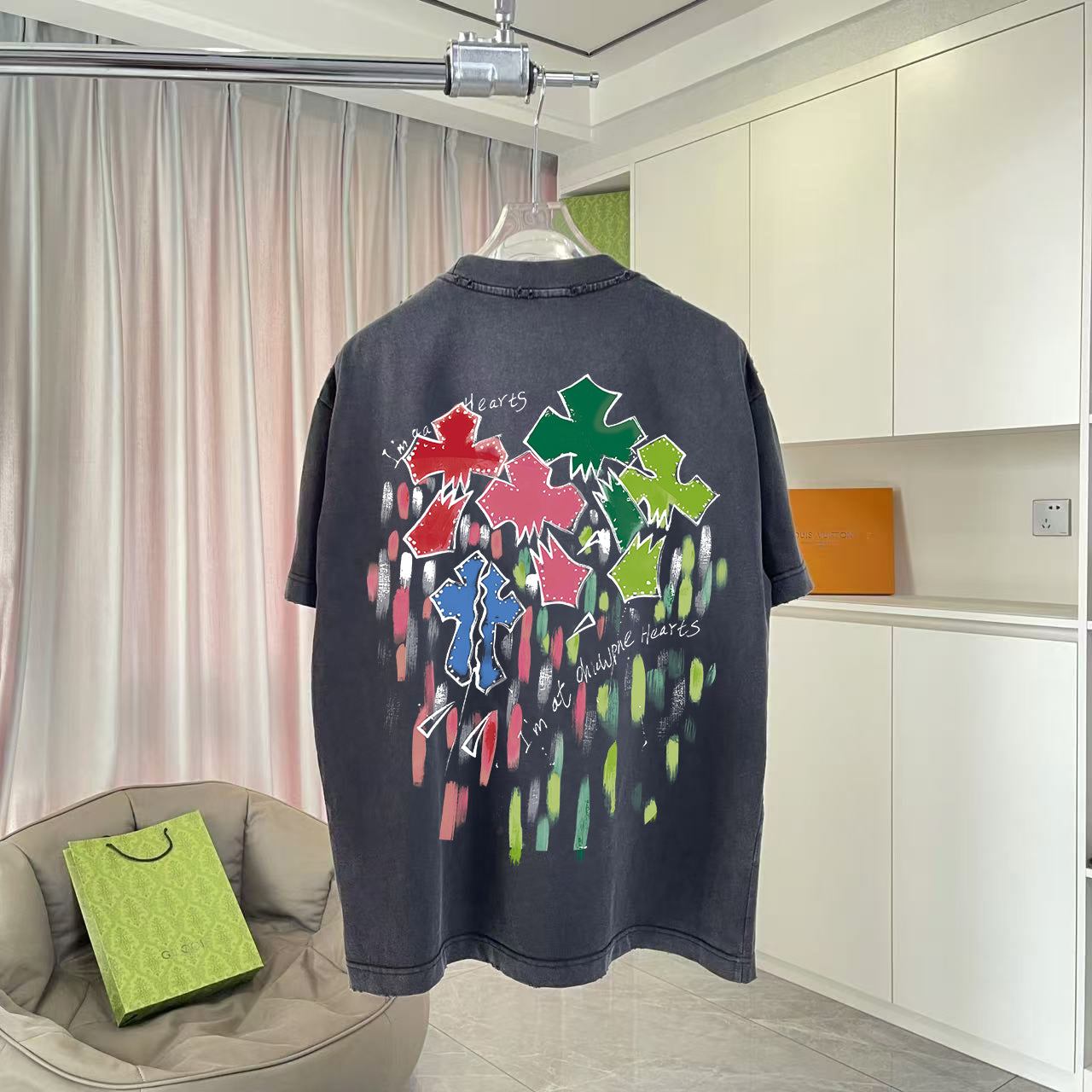 LuxluxHouse Best Quality Clothes Chrome Hearts T-shirt