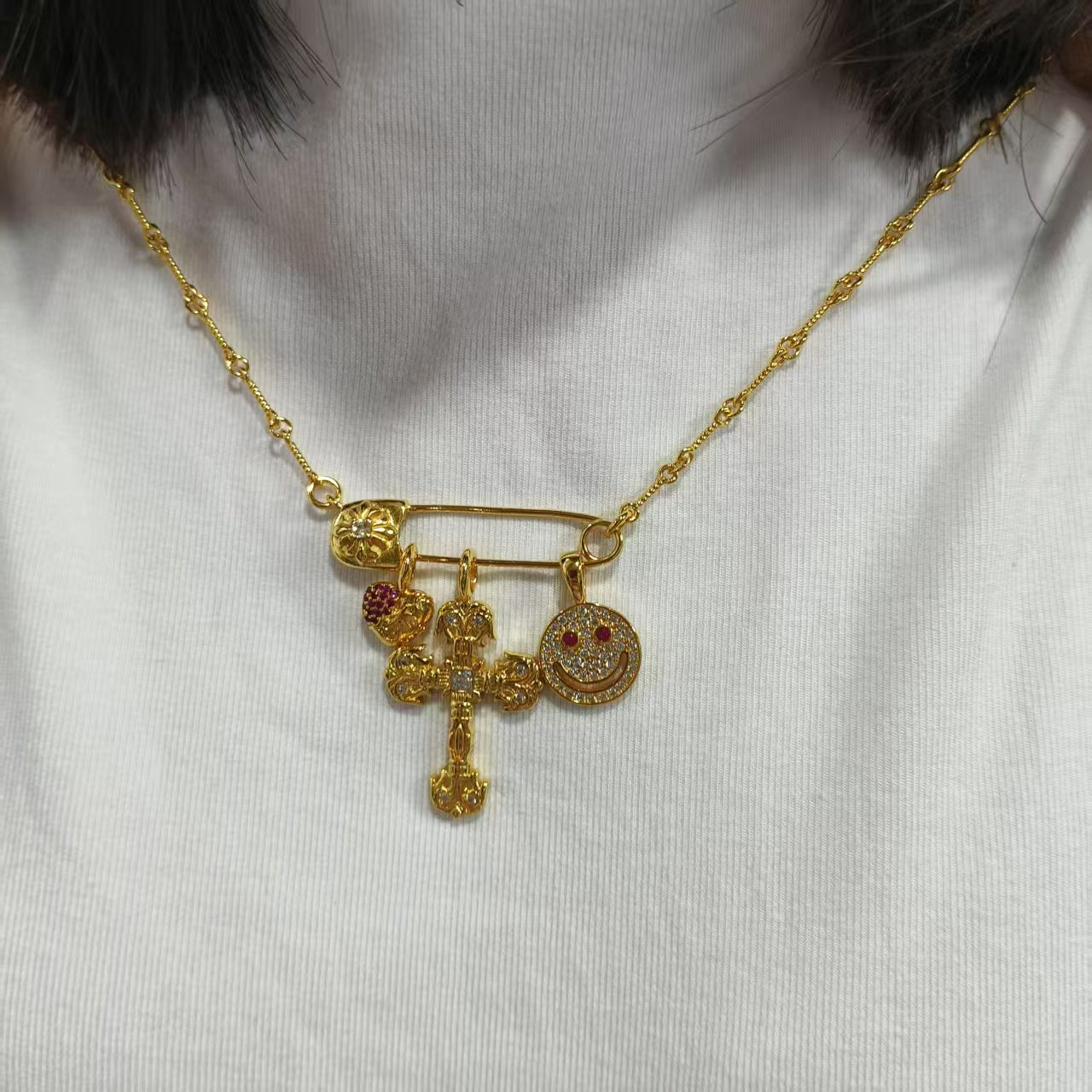 LuxluxHouse Best Quality Accessories Necklace Chrome Hearts