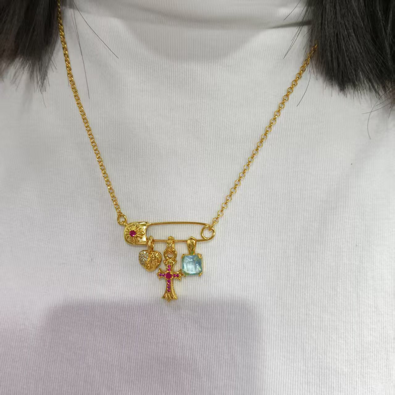 LuxluxHouse Best Quality Accessories Necklace Chrome Hearts