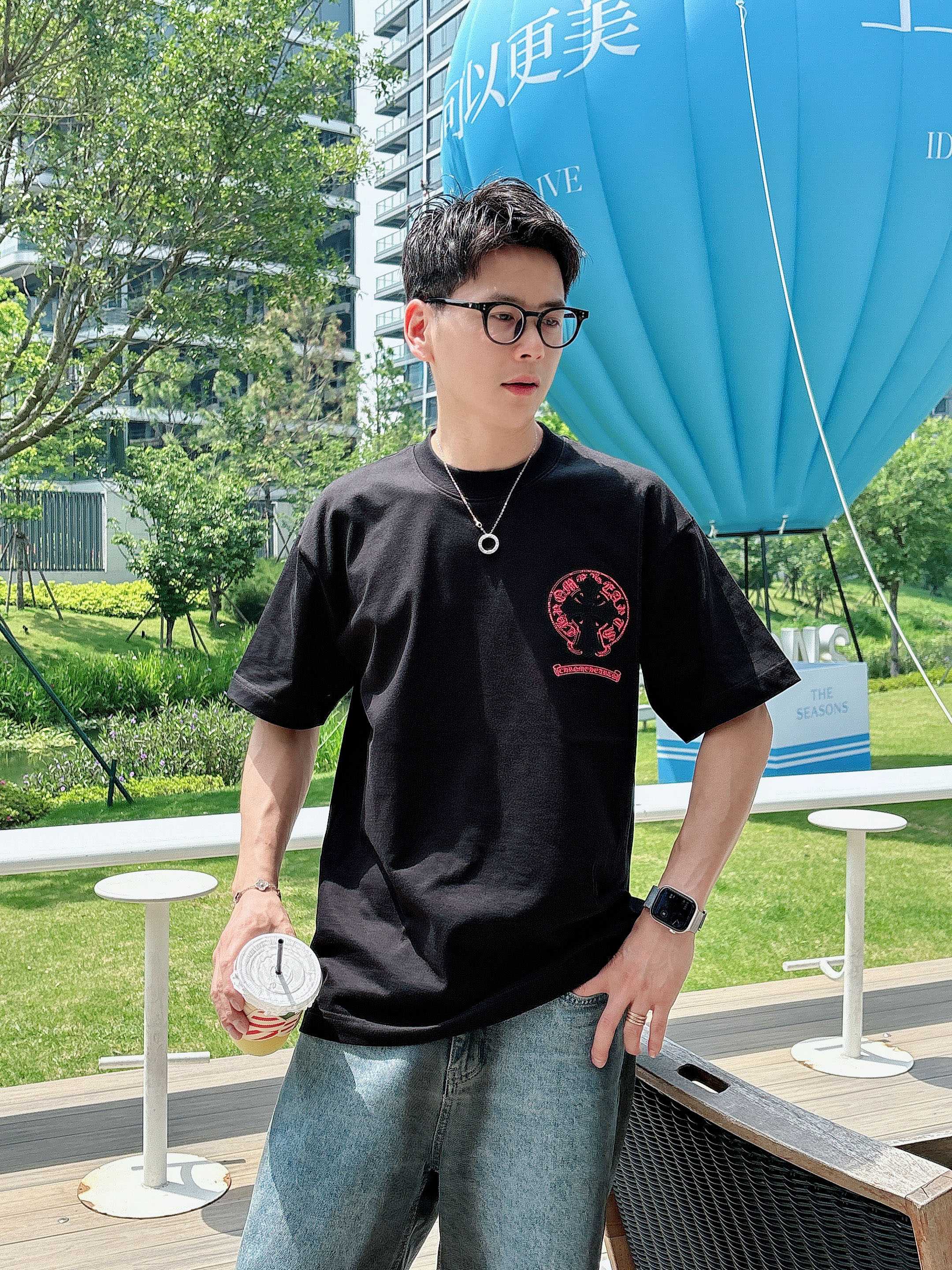 LuxluxHouse Best Quality Clothes Chrome Hearts T-shirt