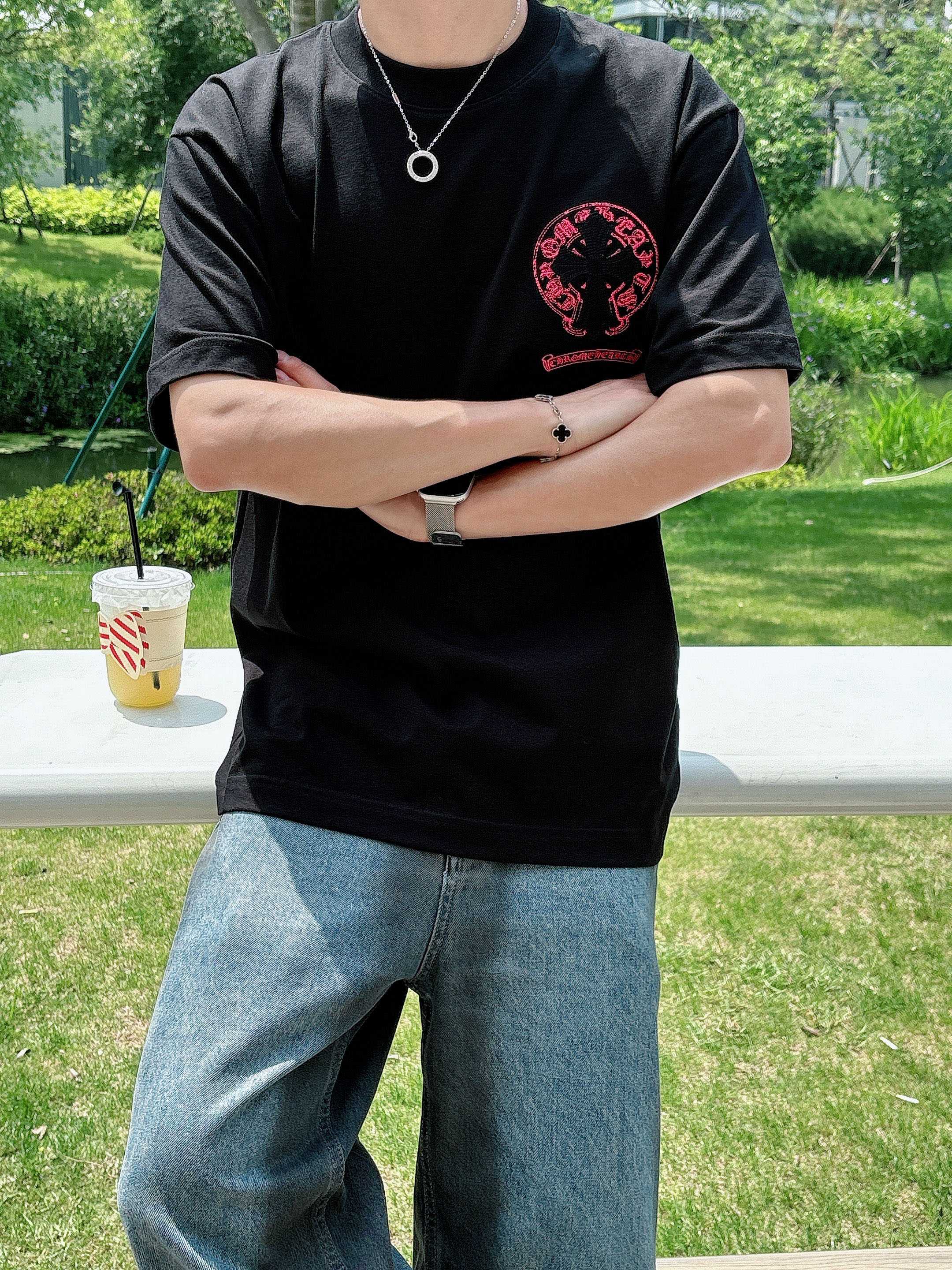 LuxluxHouse Best Quality Clothes Chrome Hearts T-shirt
