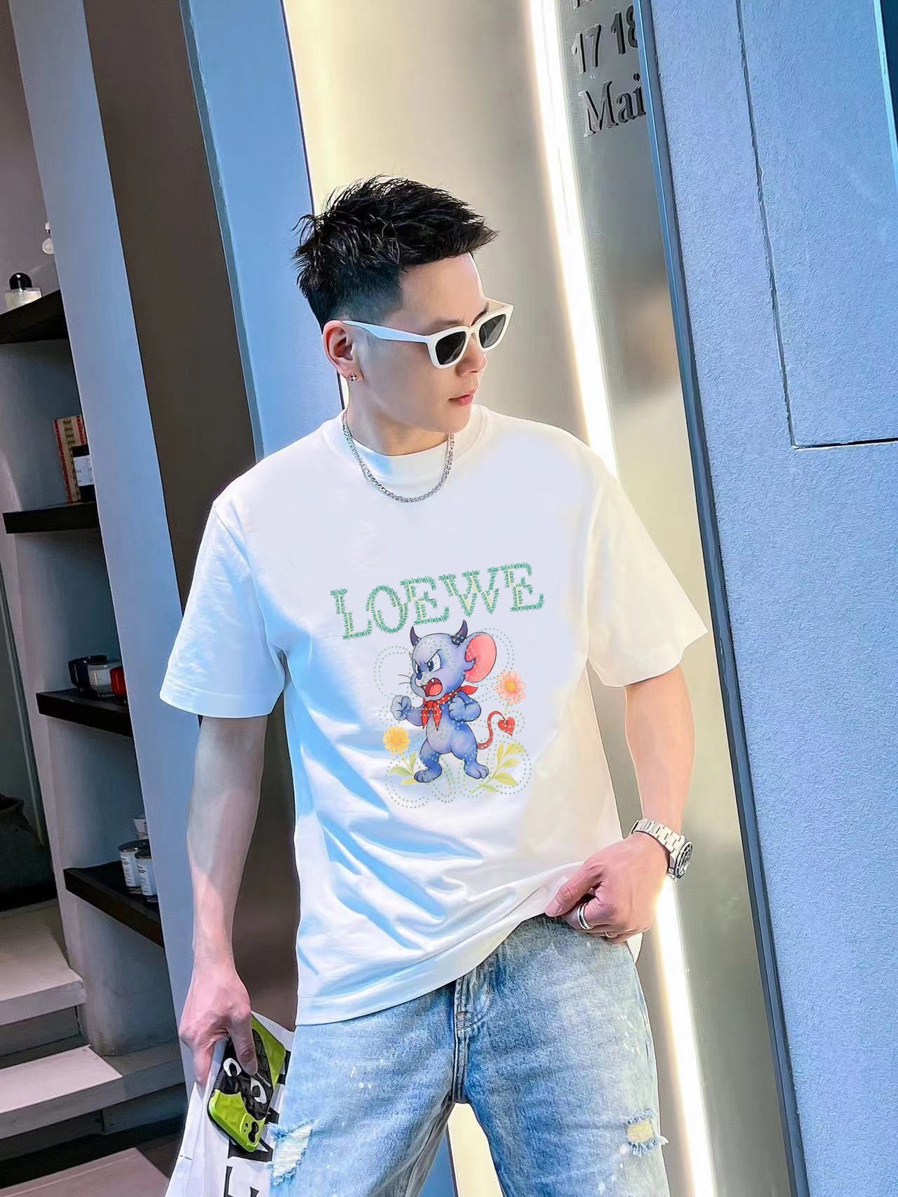 LuxluxHouse Best Quality Clothes T-shirt Loewe