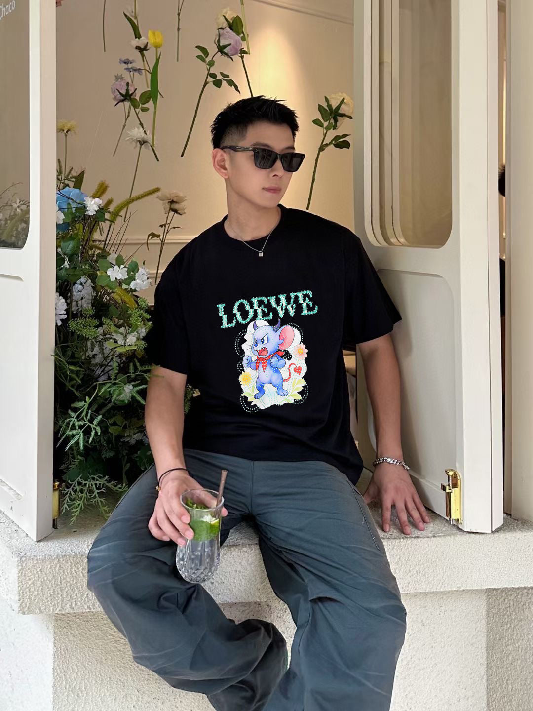 LuxluxHouse Best Quality Clothes T-shirt Loewe