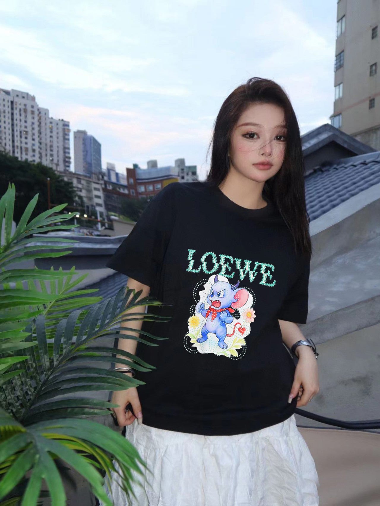 LuxluxHouse Best Quality Clothes T-shirt Loewe
