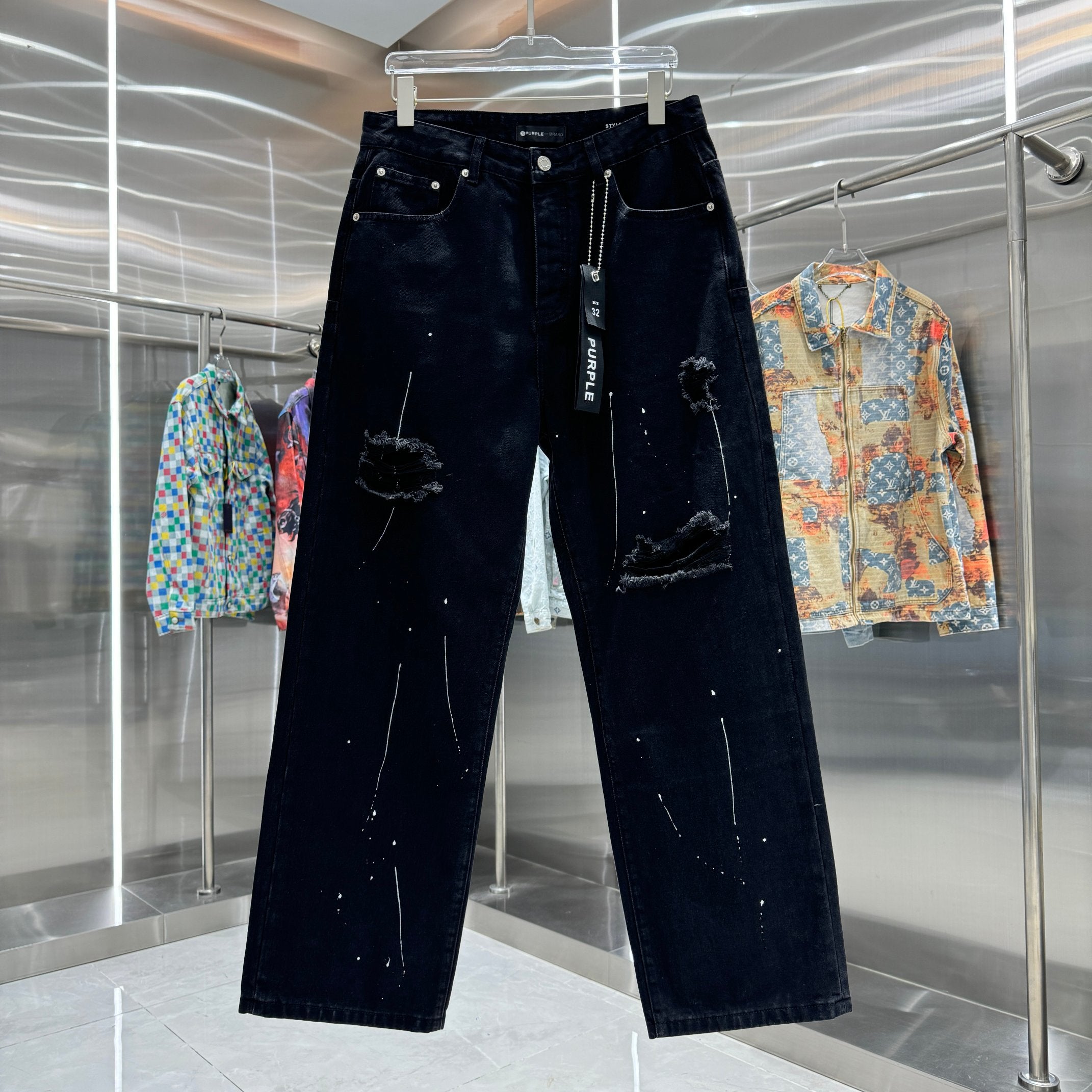 LuxluxHouse Best Quality Clothes Pants Purple Brand