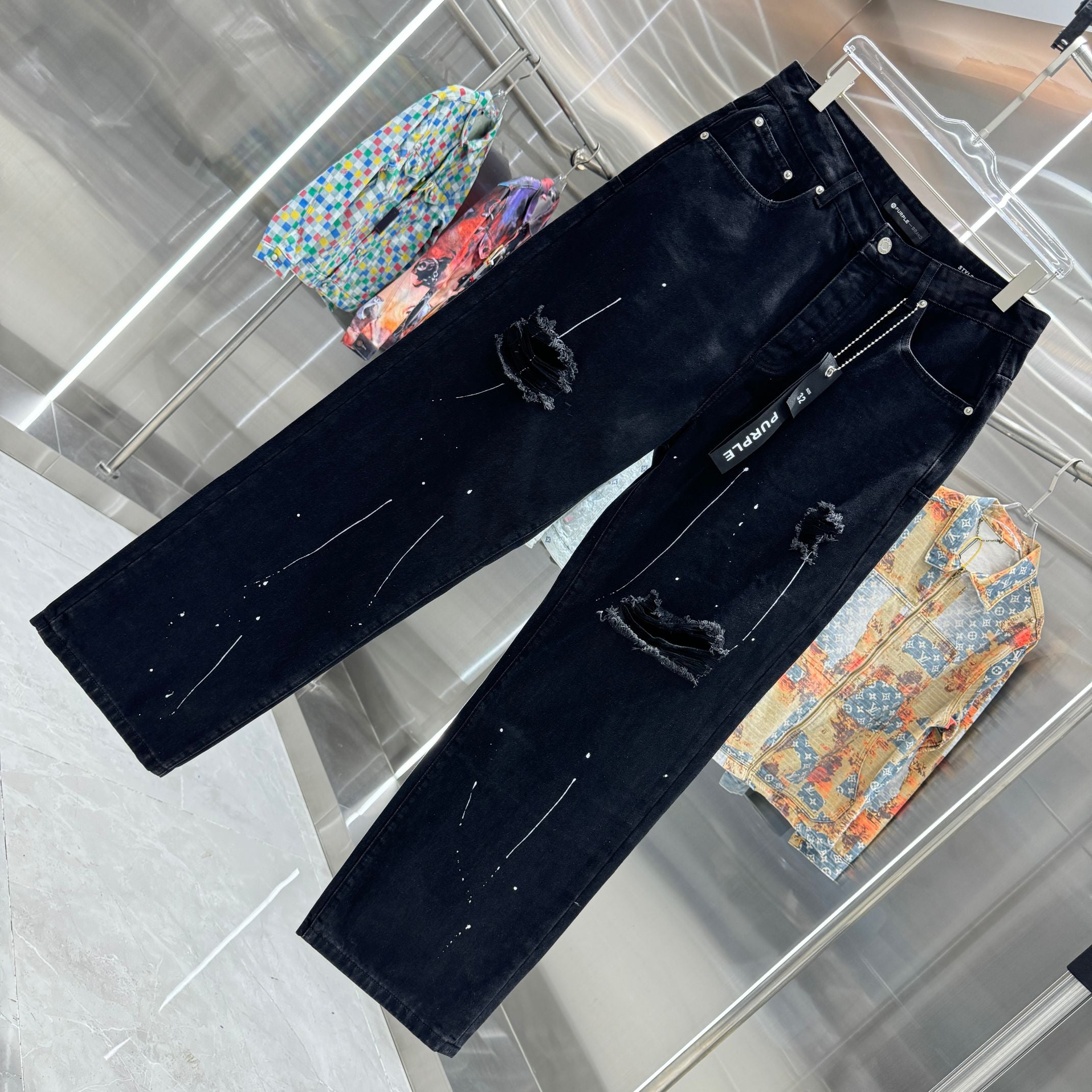 LuxluxHouse Best Quality Clothes Pants Purple Brand