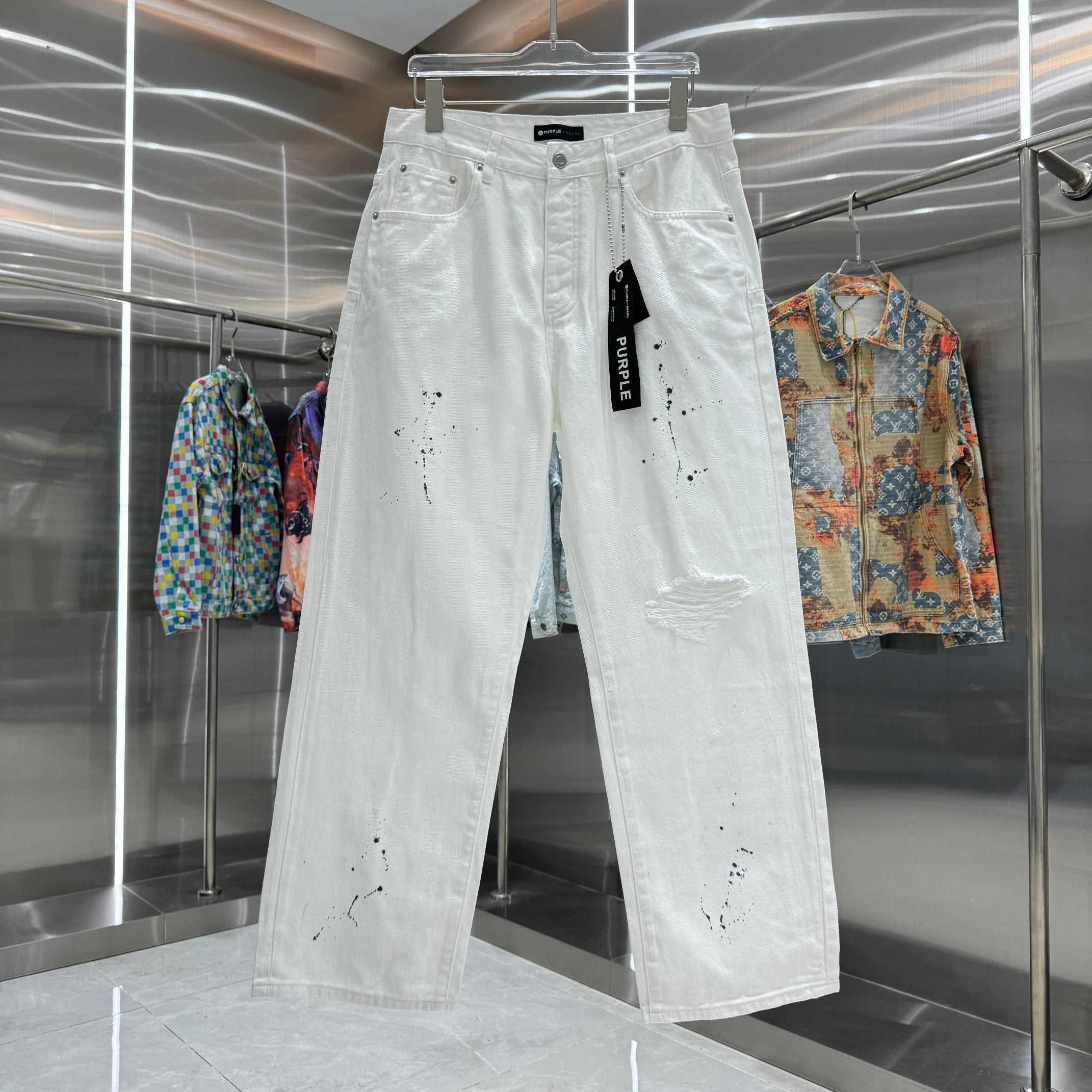 LuxluxHouse Best Quality Clothes Pants Purple Brand