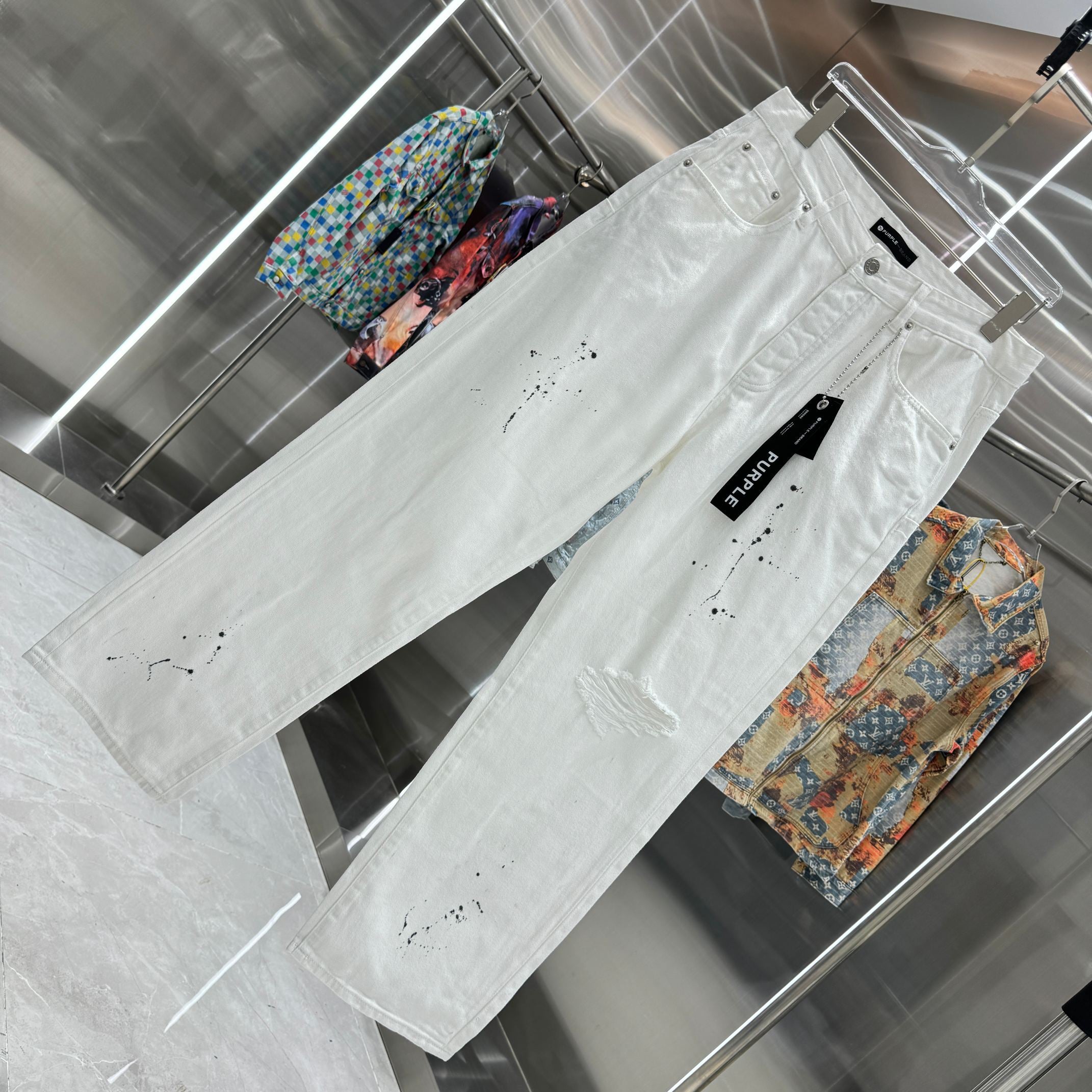 LuxluxHouse Best Quality Clothes Pants Purple Brand