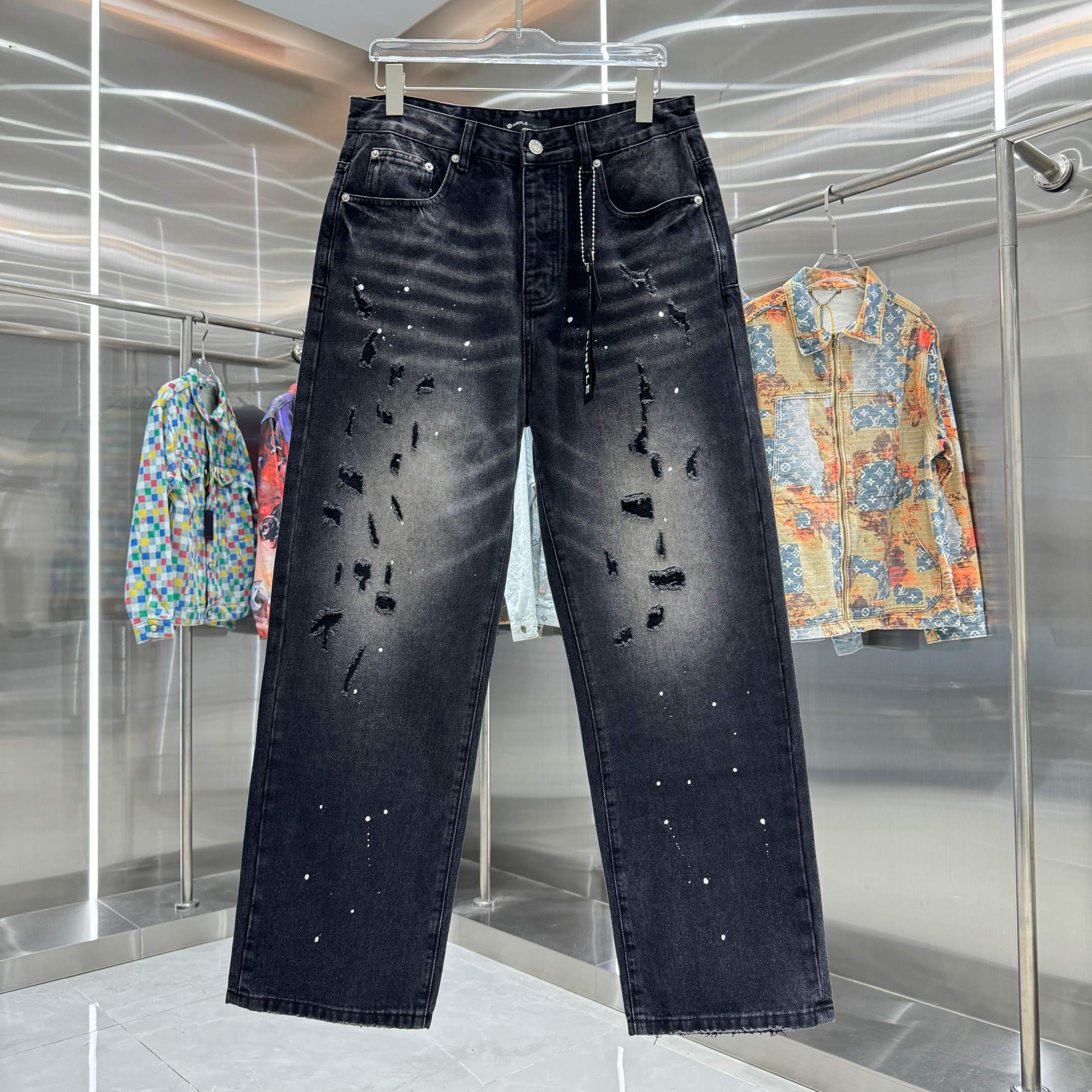 LuxluxHouse Best Quality Clothes Pants Purple Brand