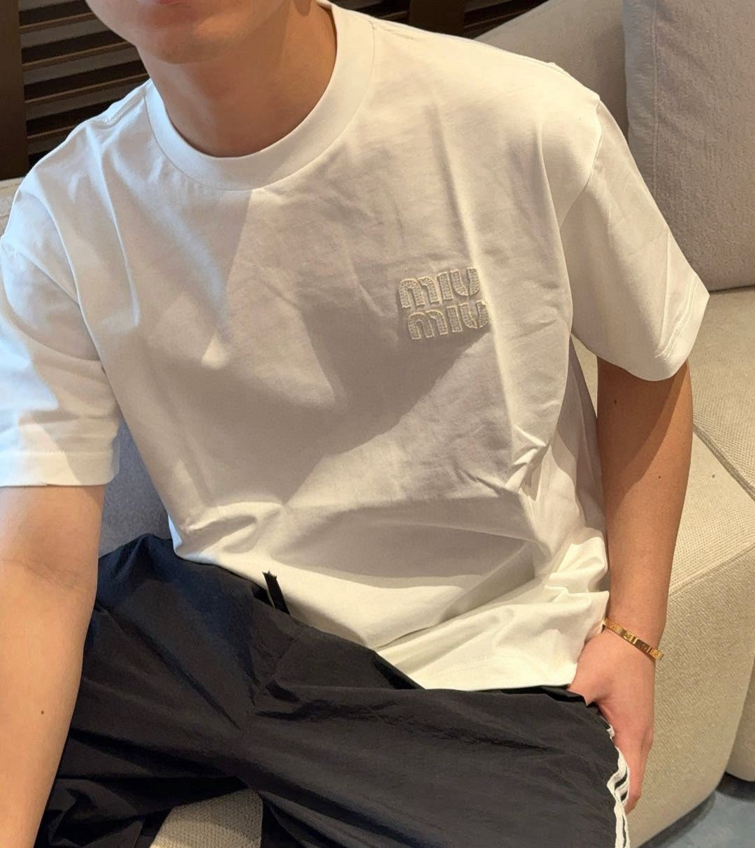 LuxluxHouse Best Quality Clothes Miu Miu T-shirt