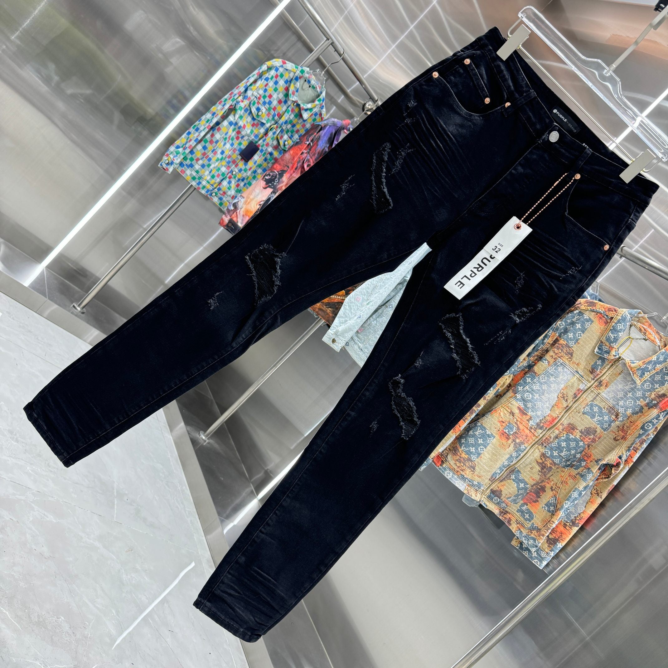 LuxluxHouse Best Quality Clothes Pants Purple Brand