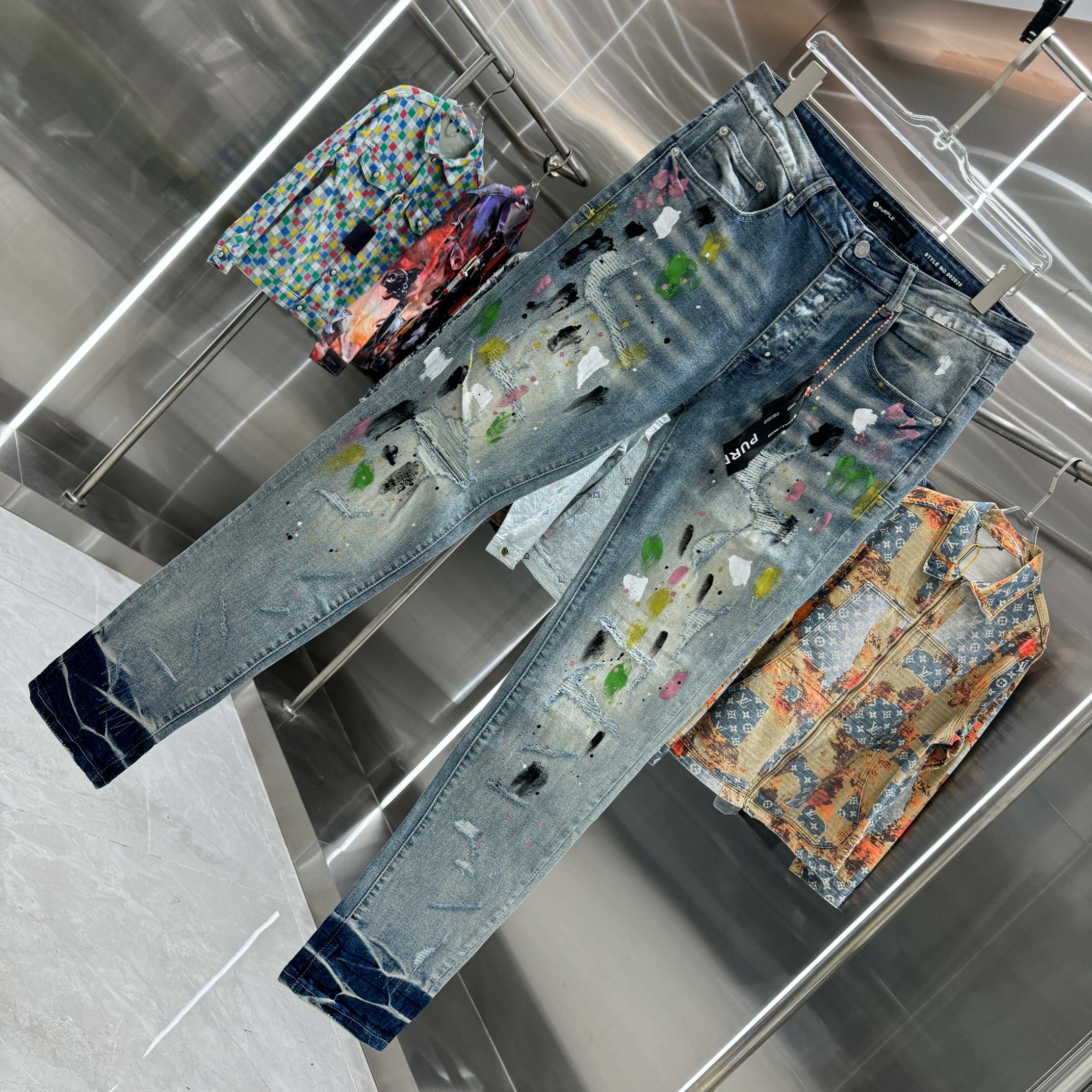 LuxluxHouse Best Quality Clothes Pants Purple Brand