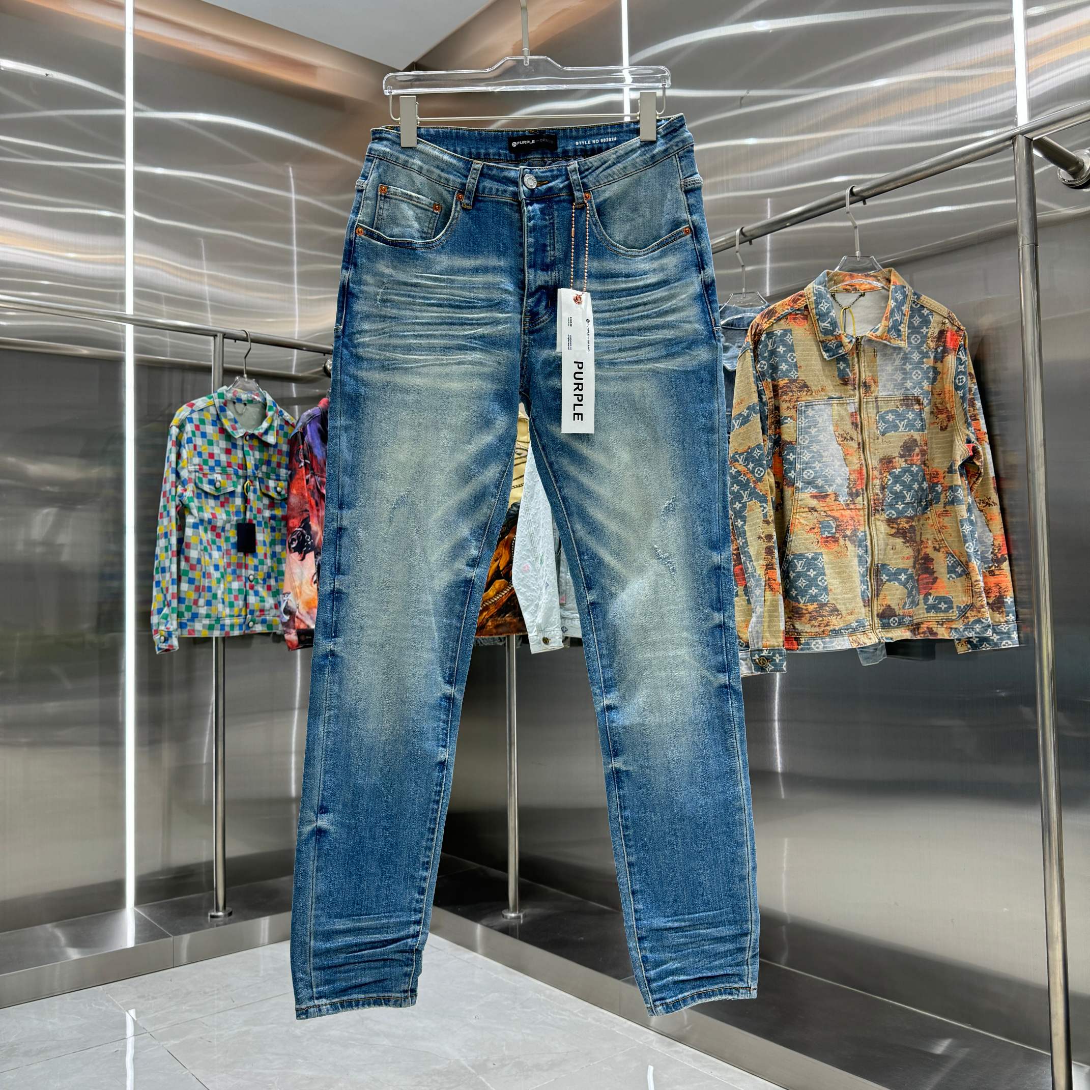 LuxluxHouse Best Quality Clothes Pants Purple Brand