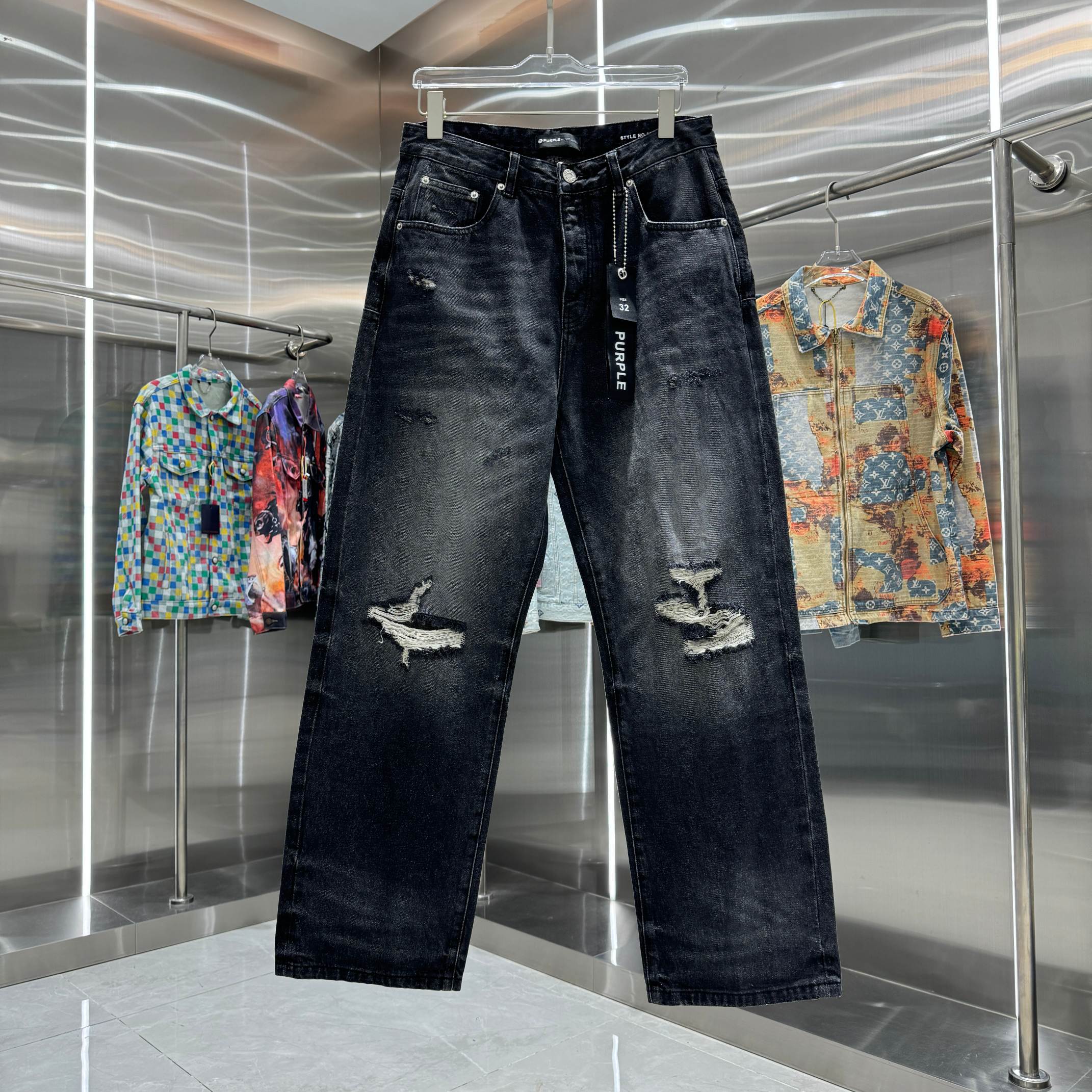 LuxluxHouse Best Quality Clothes Pants Purple Brand