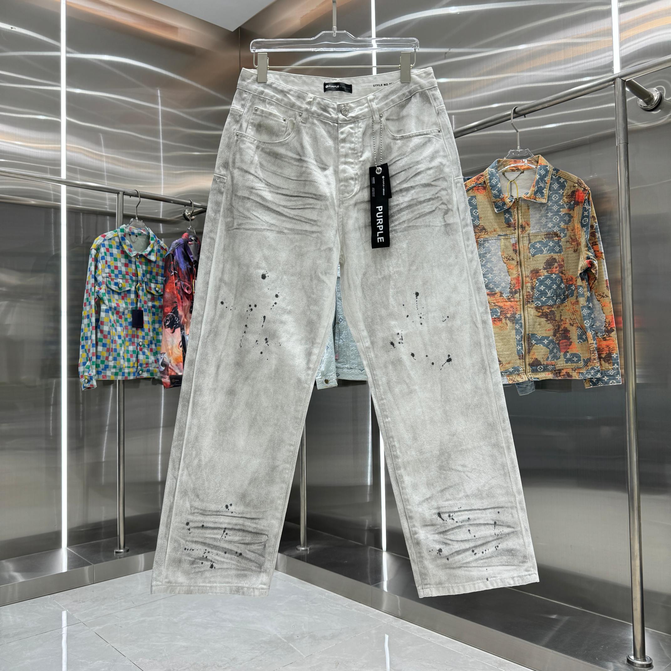 LuxluxHouse Best Quality Clothes Pants Purple Brand