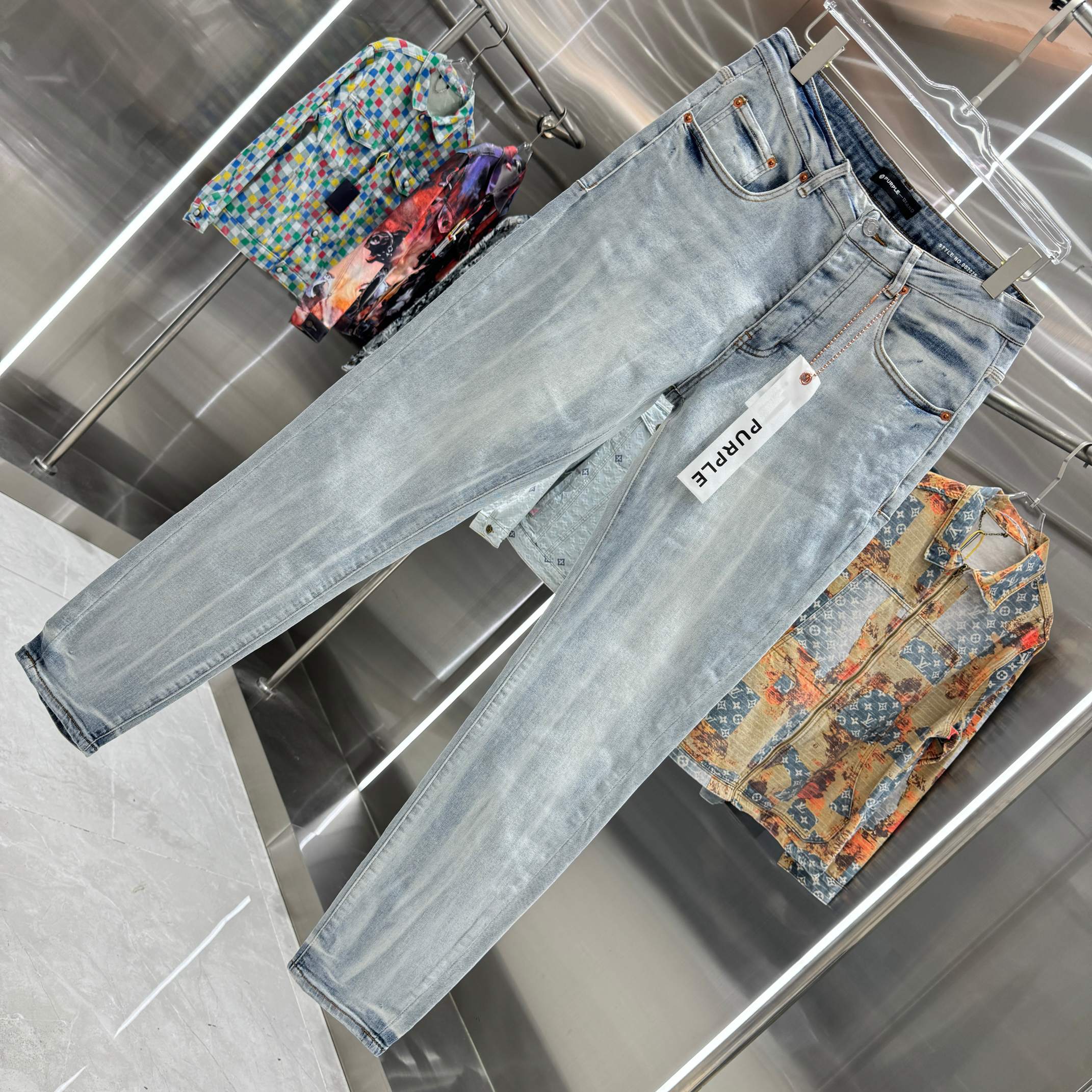LuxluxHouse Best Quality Clothes Pants Purple Brand