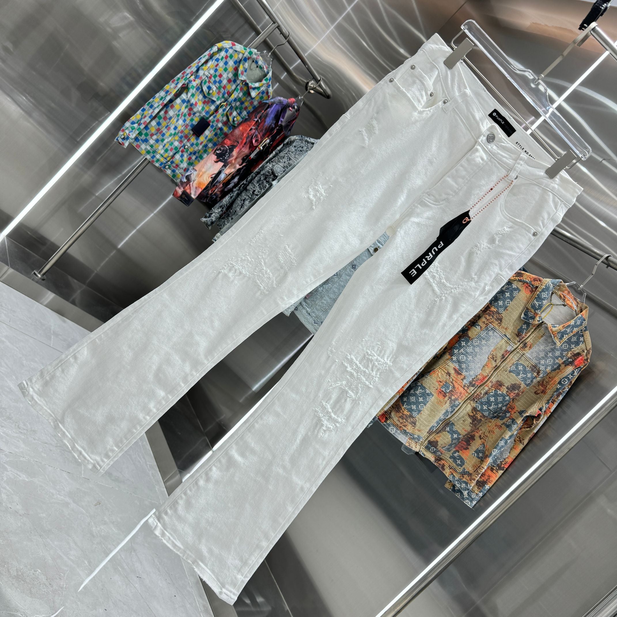 LuxluxHouse Best Quality Clothes Pants Purple Brand