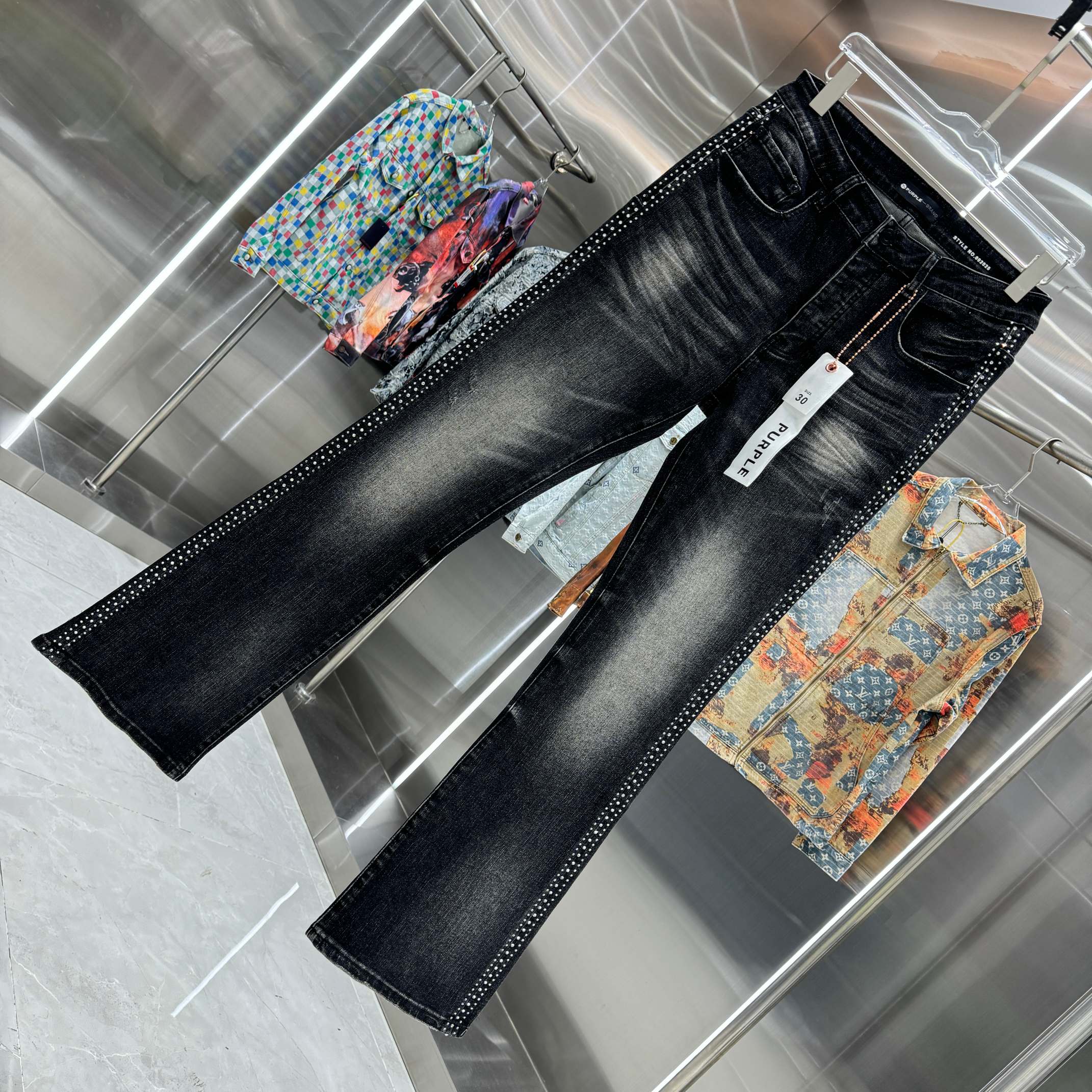 LuxluxHouse Best Quality Clothes Pants Purple Brand