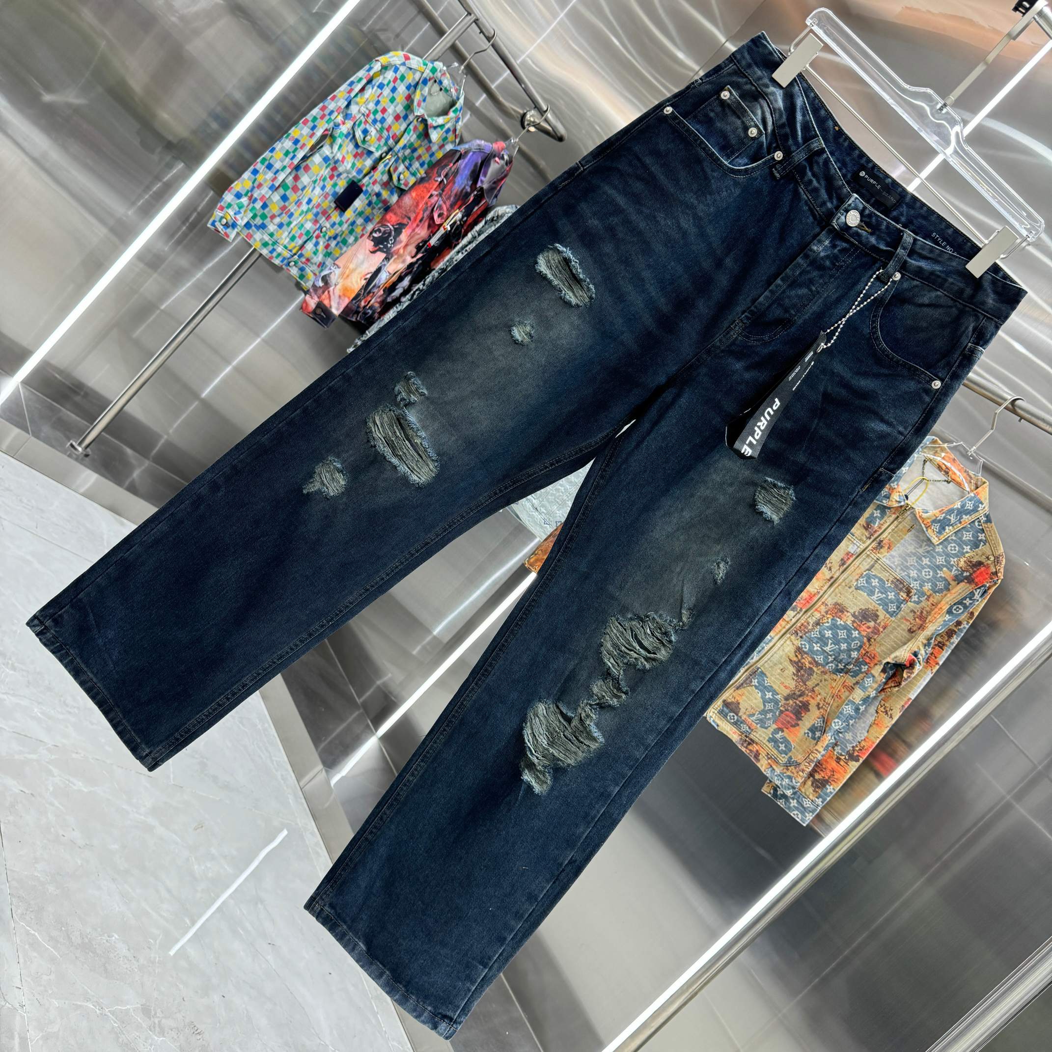 LuxluxHouse Best Quality Clothes Pants Purple Brand