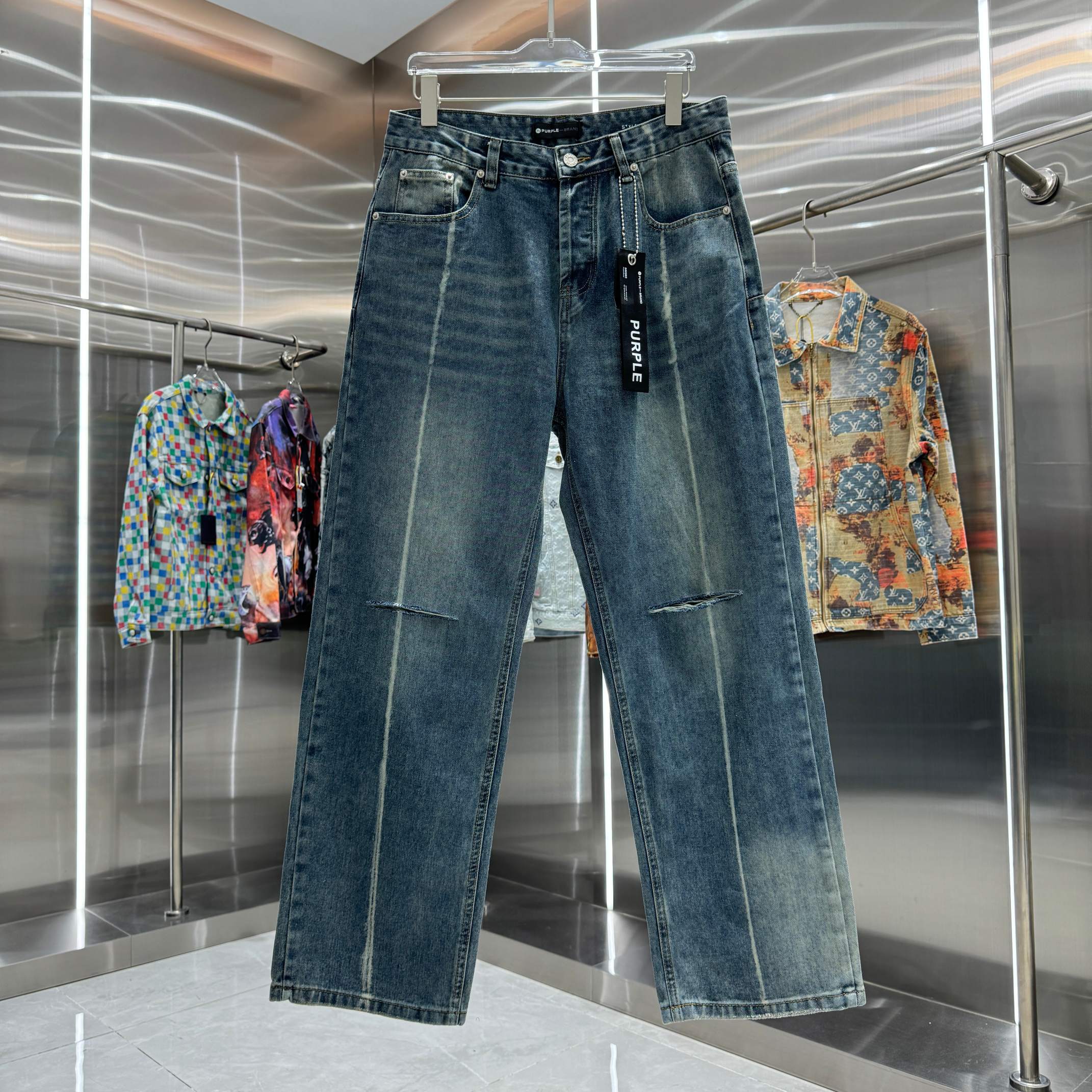 LuxluxHouse Best Quality Clothes Pants Purple Brand