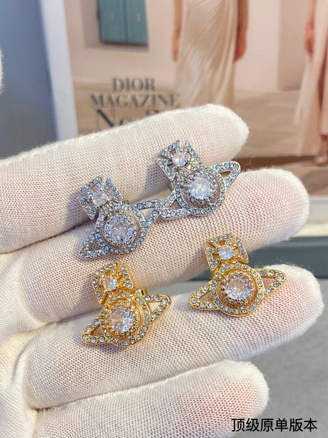 LuxluxHouse Best Quality Accessories Earrings Vivienne Westwood