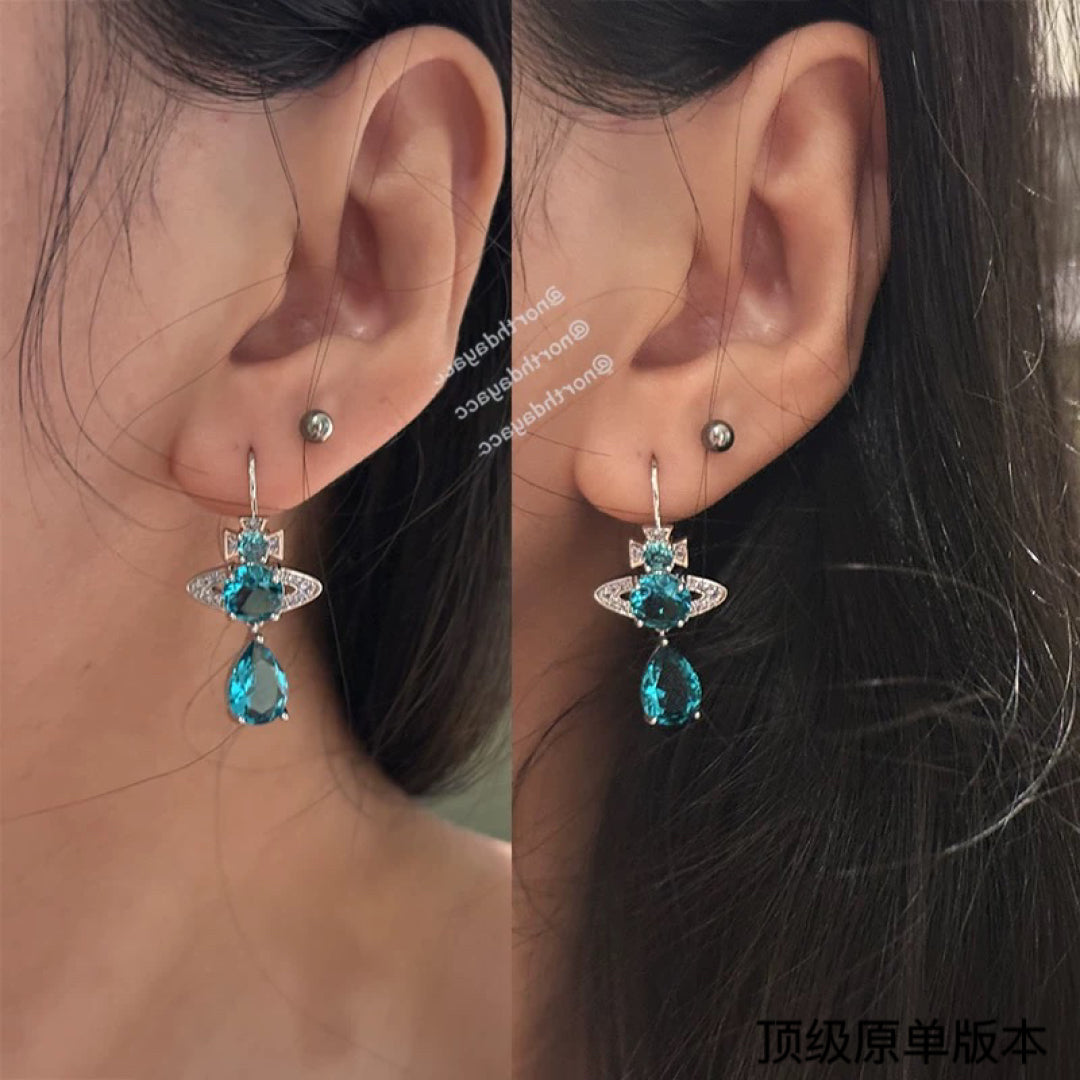 LuxluxHouse Best Quality Accessories Earrings Vivienne Westwood