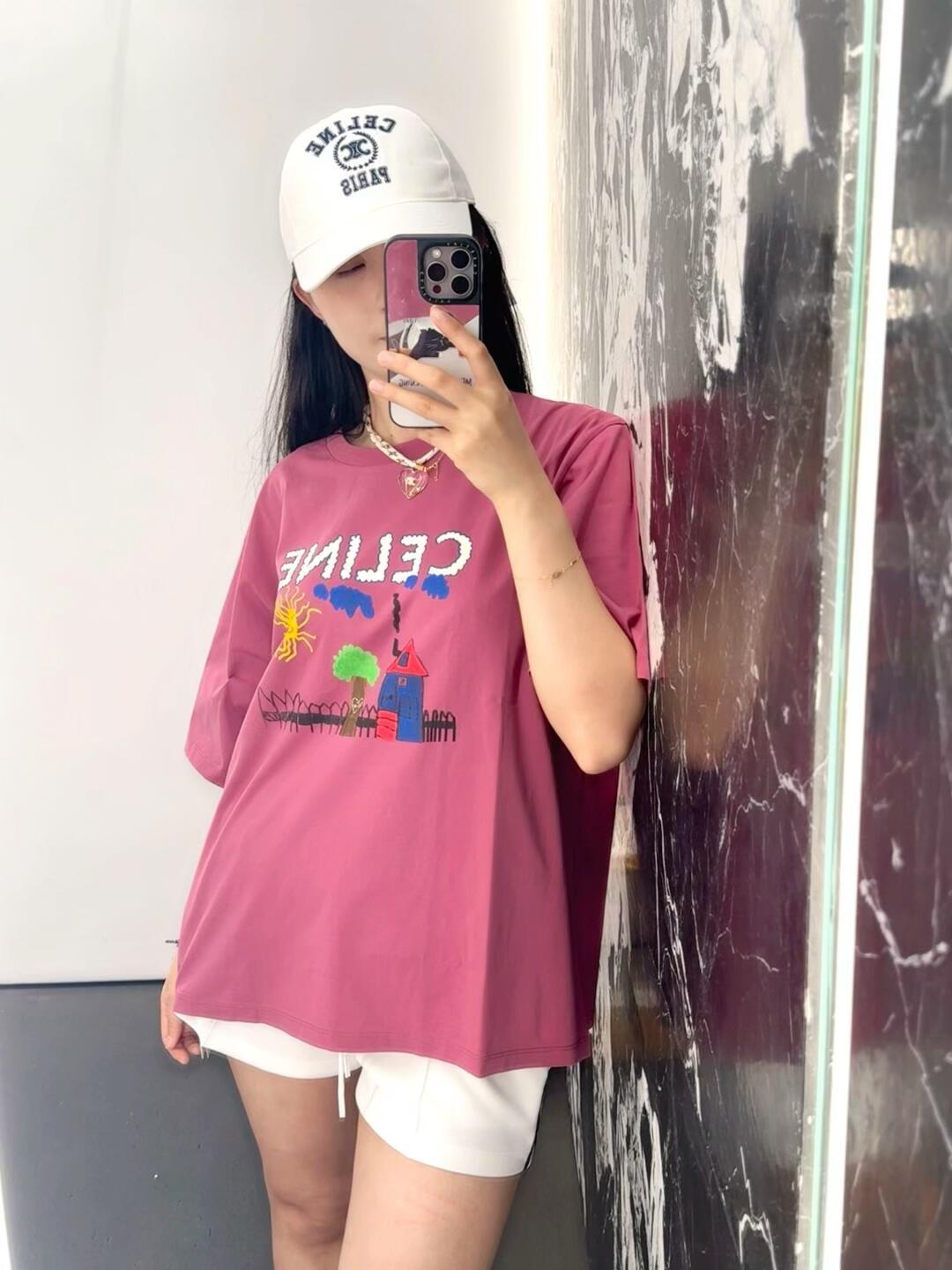 LuxluxHouse Best Quality Clothes T-shirt Celine