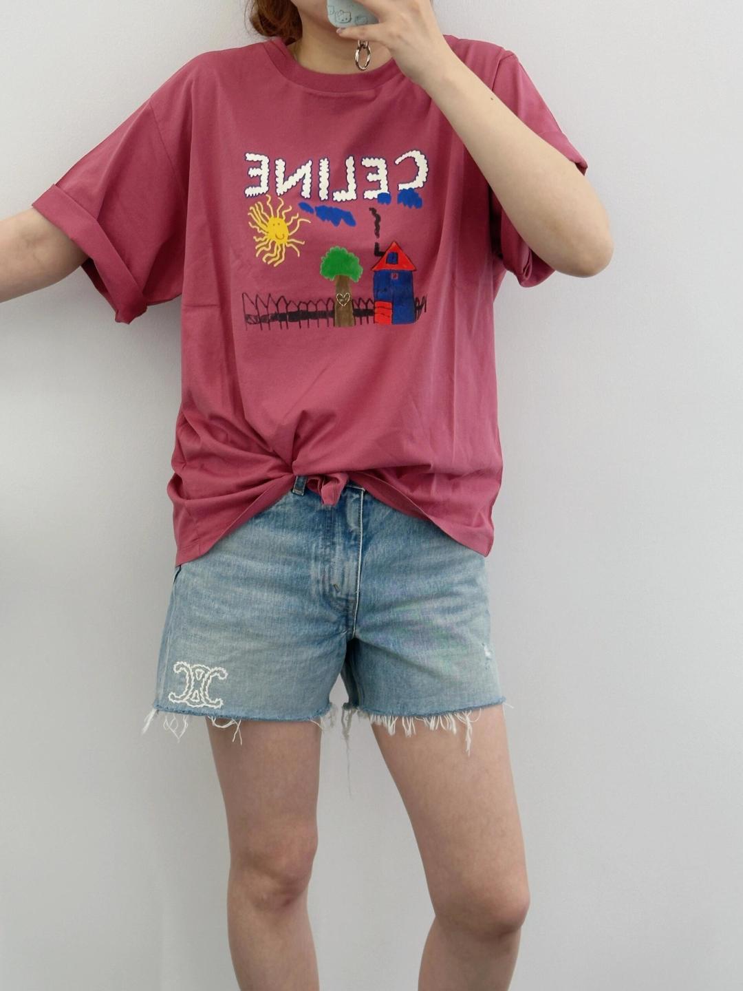 LuxluxHouse Best Quality Clothes T-shirt Celine