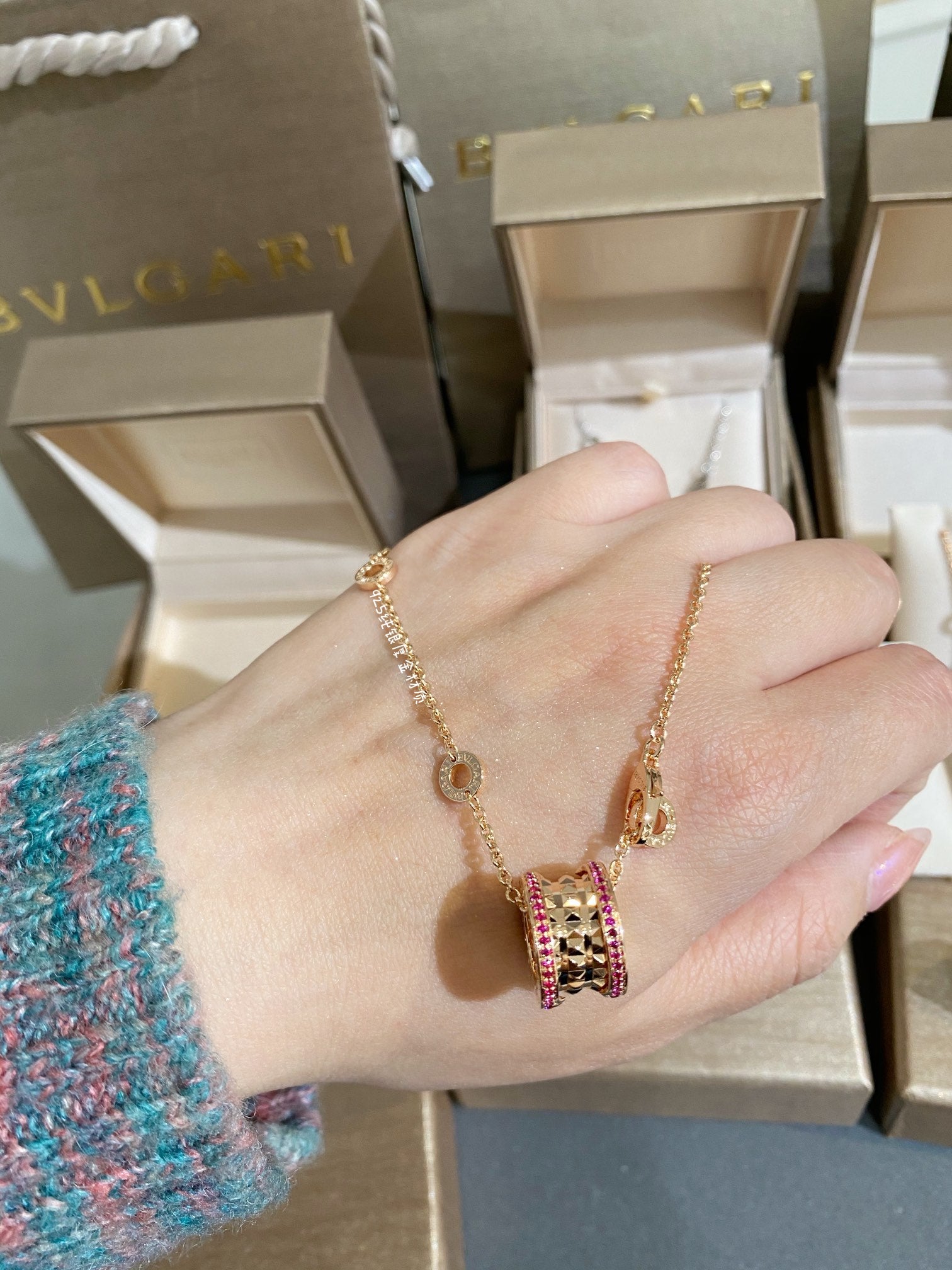 LuxluxHouse Best Quality Accessories Necklace  Bvlgari