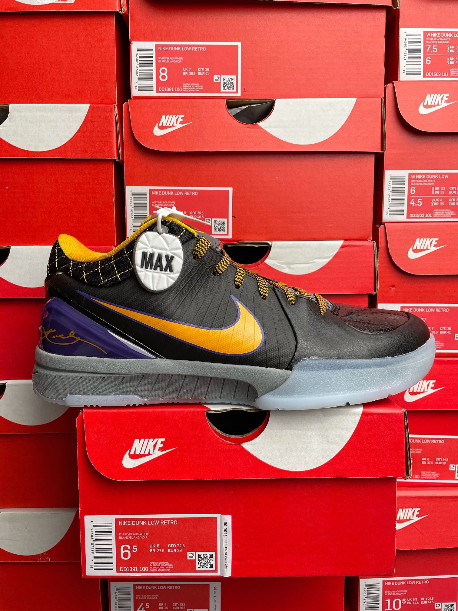 Max/WKB Batch-Nike Zoom Kobe 4 Protro “Carpe Diem”