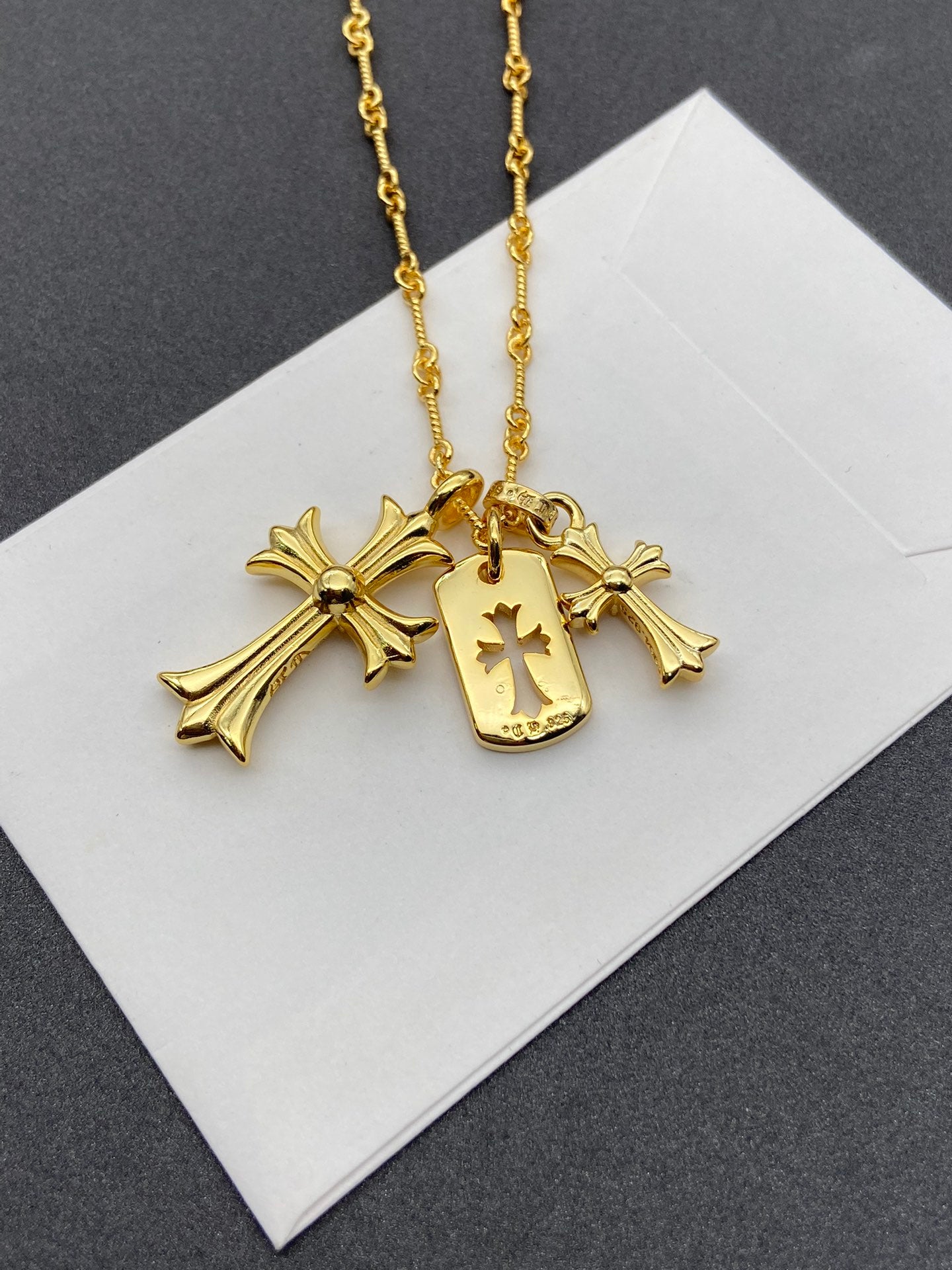 LuxluxHouse Best Quality Accessories Necklace Chrome Hearts