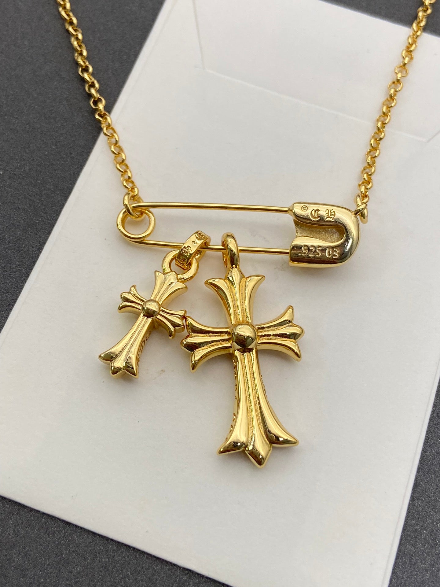 LuxluxHouse Best Quality Accessories Necklace Chrome Hearts