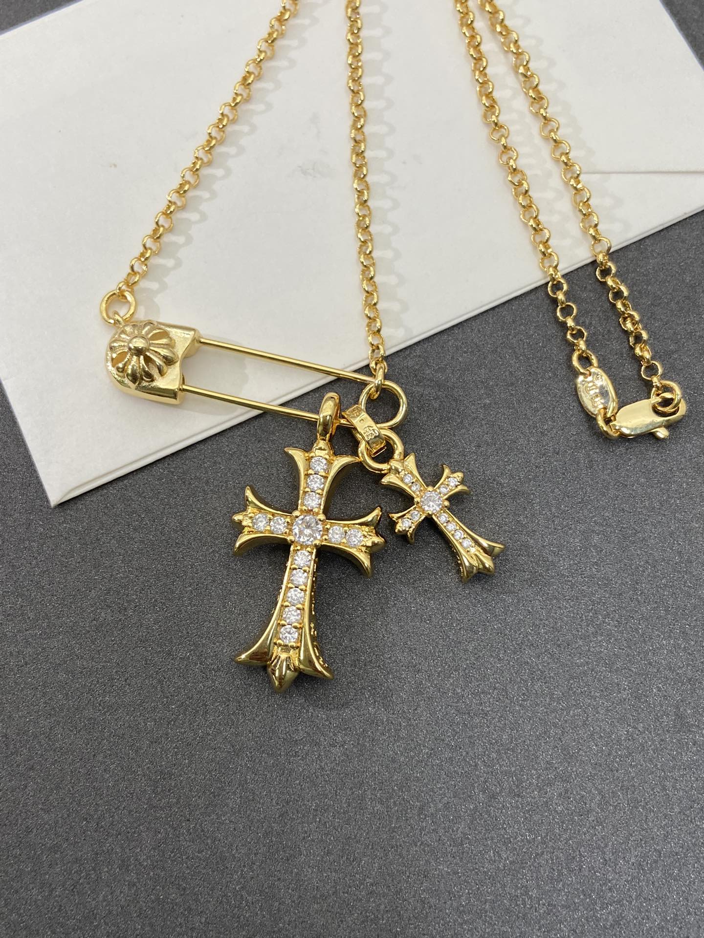 LuxluxHouse Best Quality Accessories Necklace Chrome Hearts
