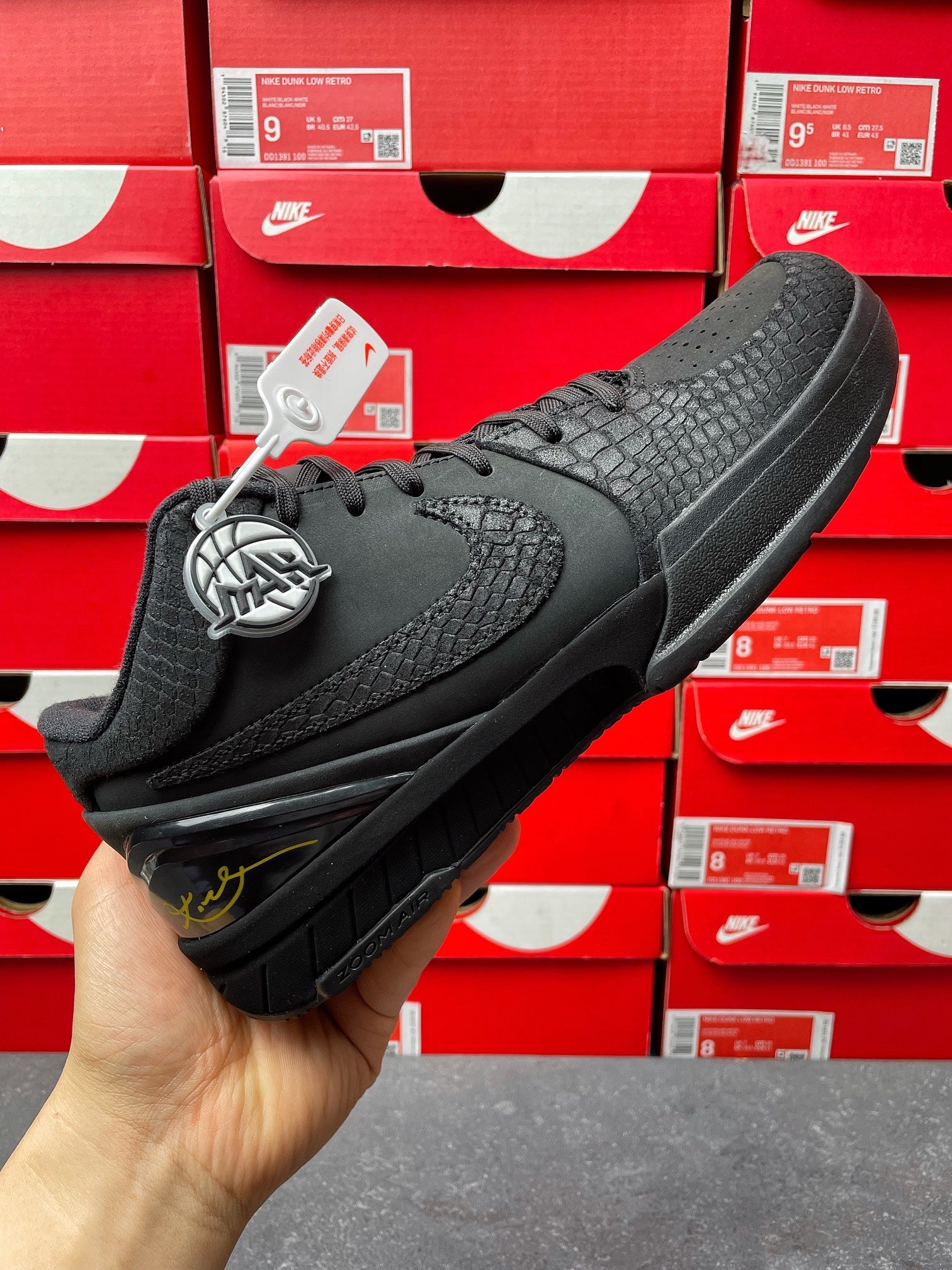 Max/WKB Batch-Nike Zoom Kobe 4 Protro “Black Mamba”