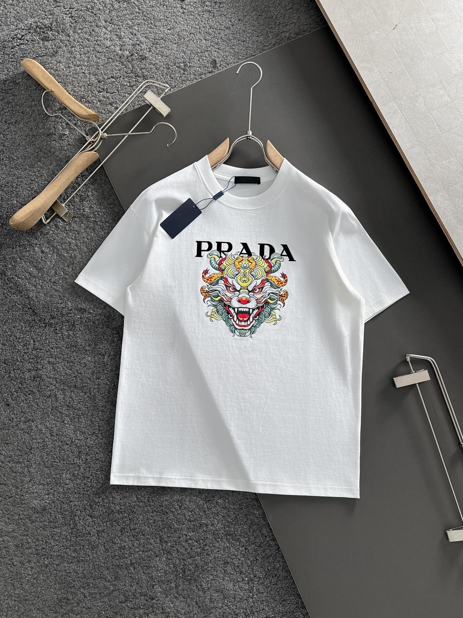 LuxluxHouse Best Quality Clothes T-shirt Prada