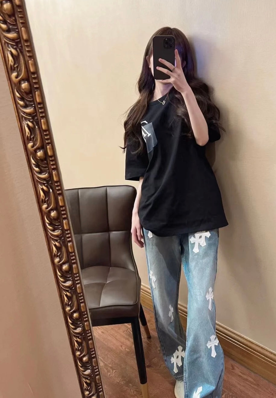 LuxluxHouse Best Quality Clothes Pants Chrome Hearts