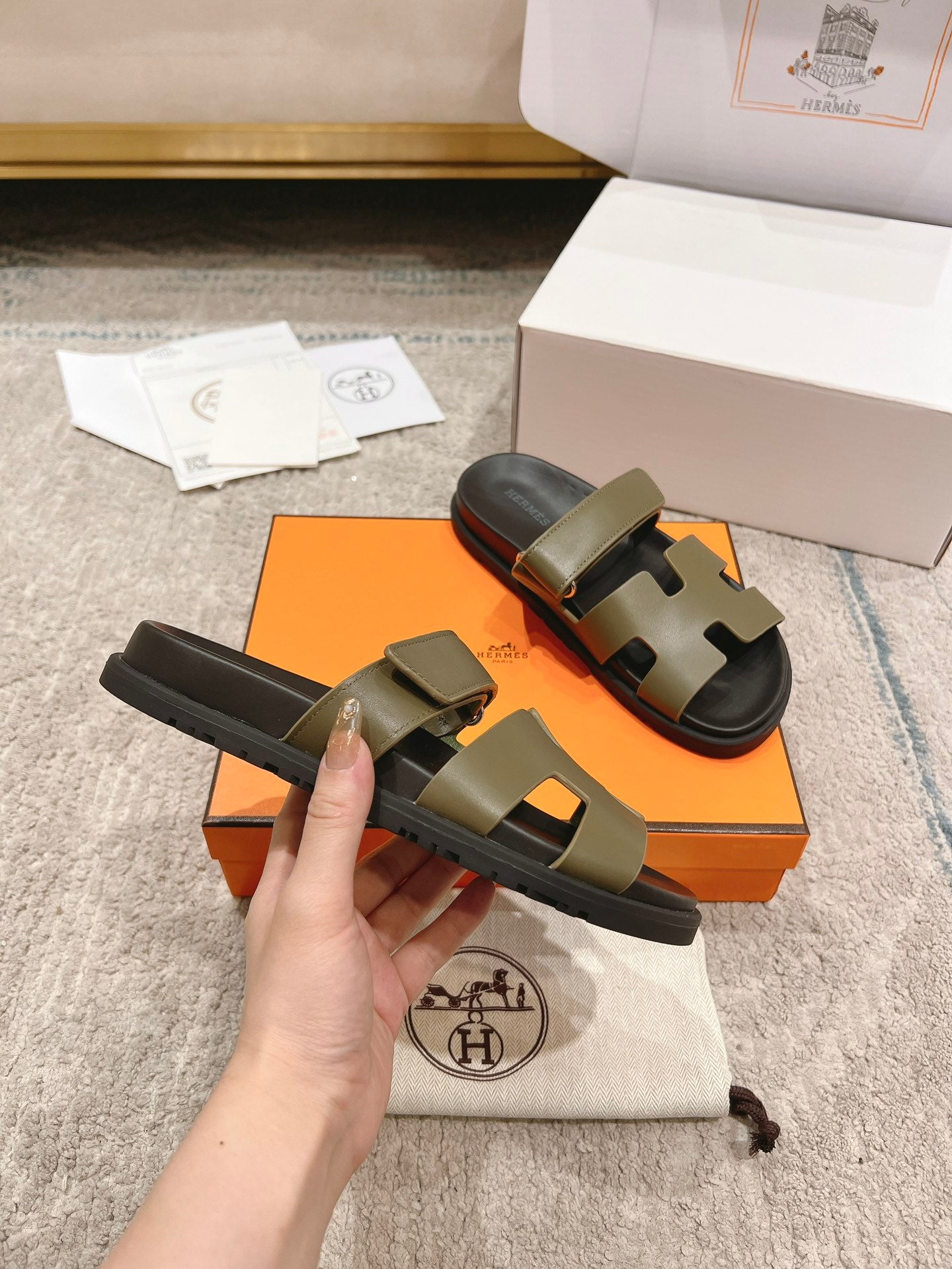 LuxluxHouse Best Quality Sandals Hermes