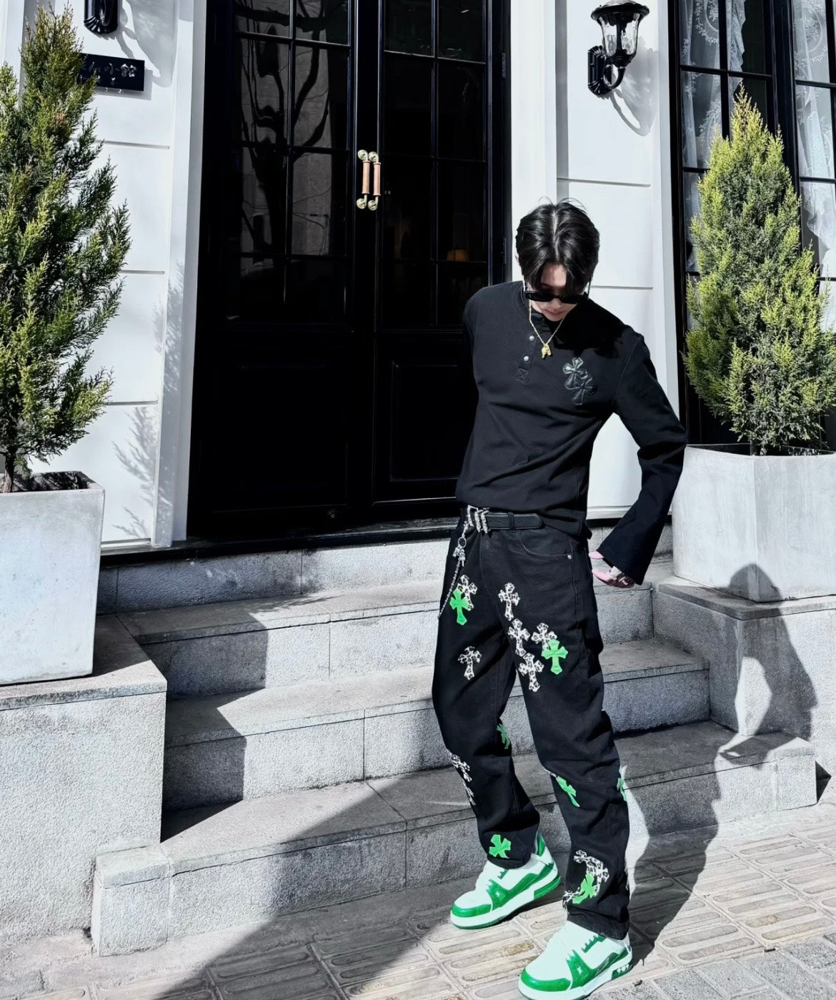 LuxluxHouse Best Quality Clothes Pants Chrome Hearts