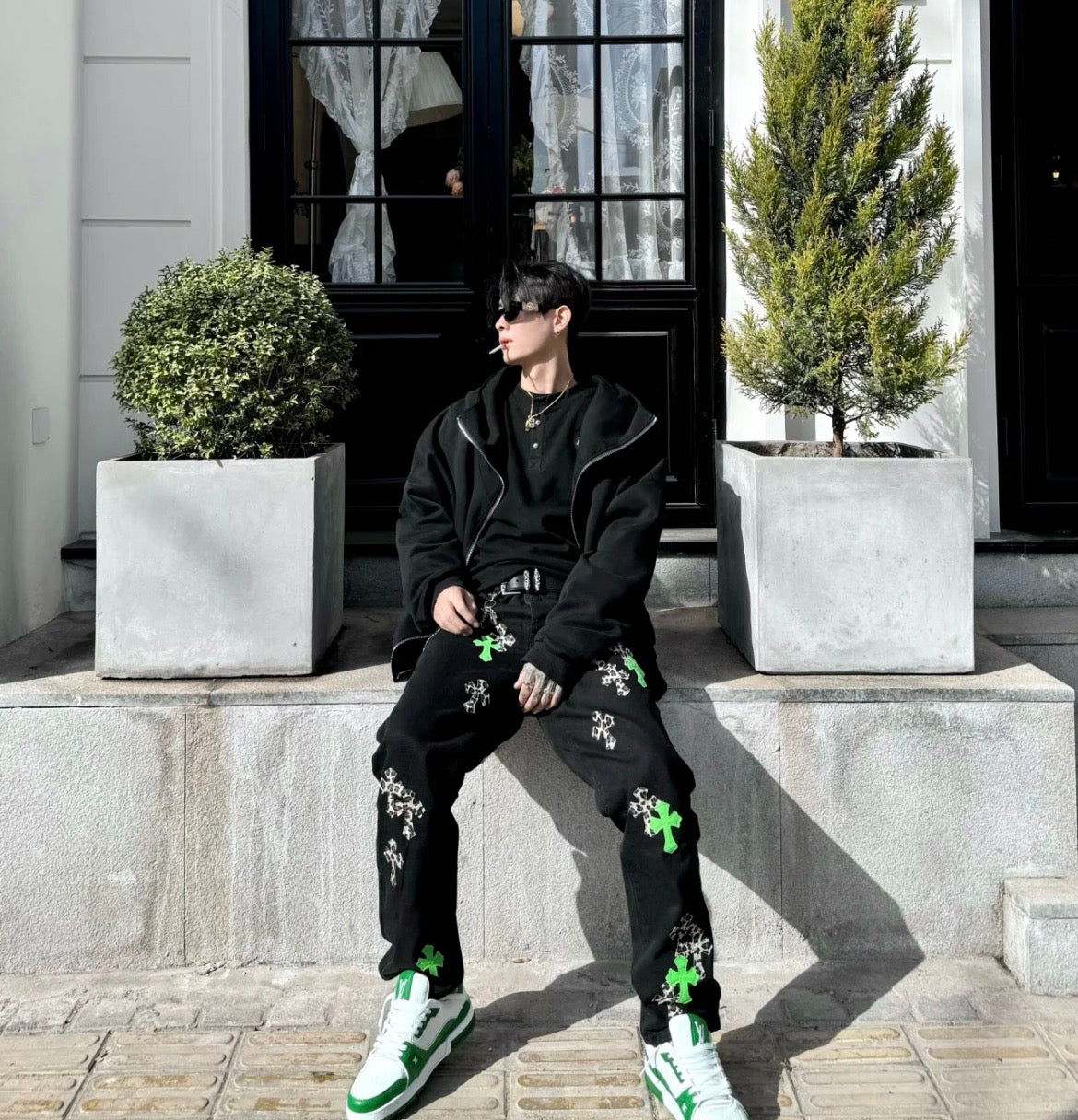 LuxluxHouse Best Quality Clothes Pants Chrome Hearts