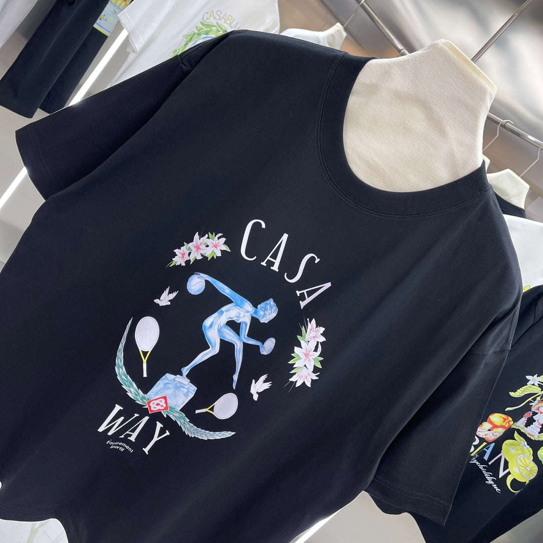 LuxluxHouse Best Quality Clothes Casablanca T-shirt