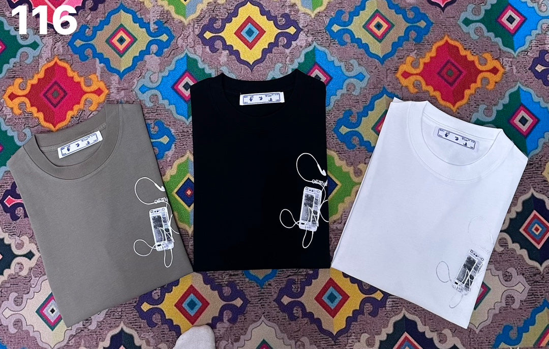 LuxluxHouse Best Quality Clothes Off White T-shirt