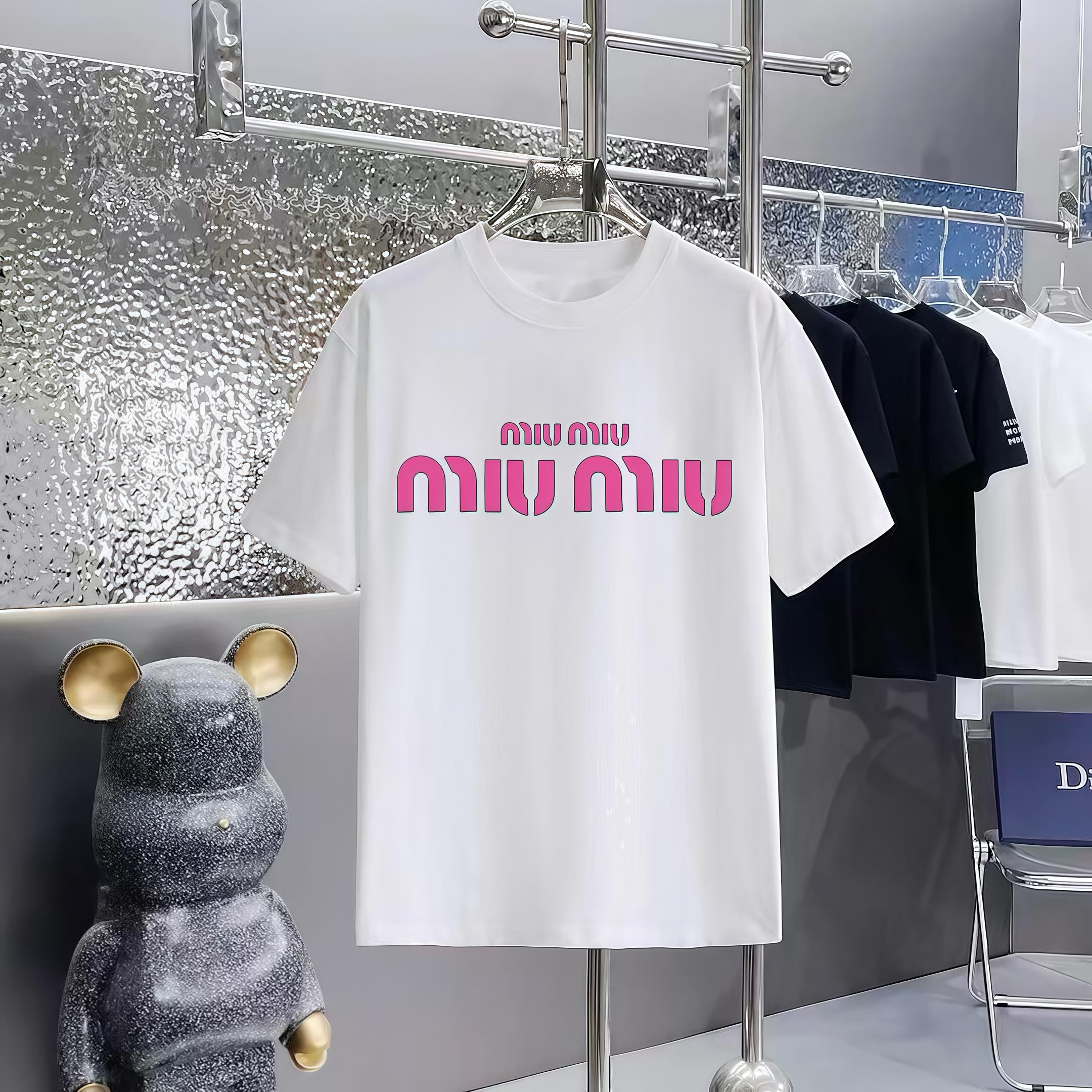 LuxluxHouse Best Quality Clothes Miu Miu T-shirt