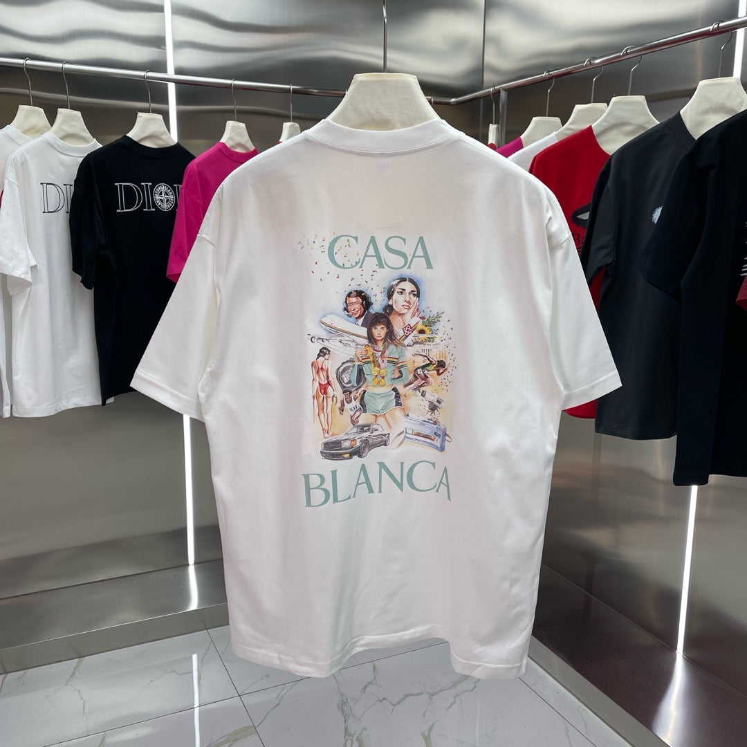 LuxluxHouse Best Quality Clothes Casablanca T-shirt