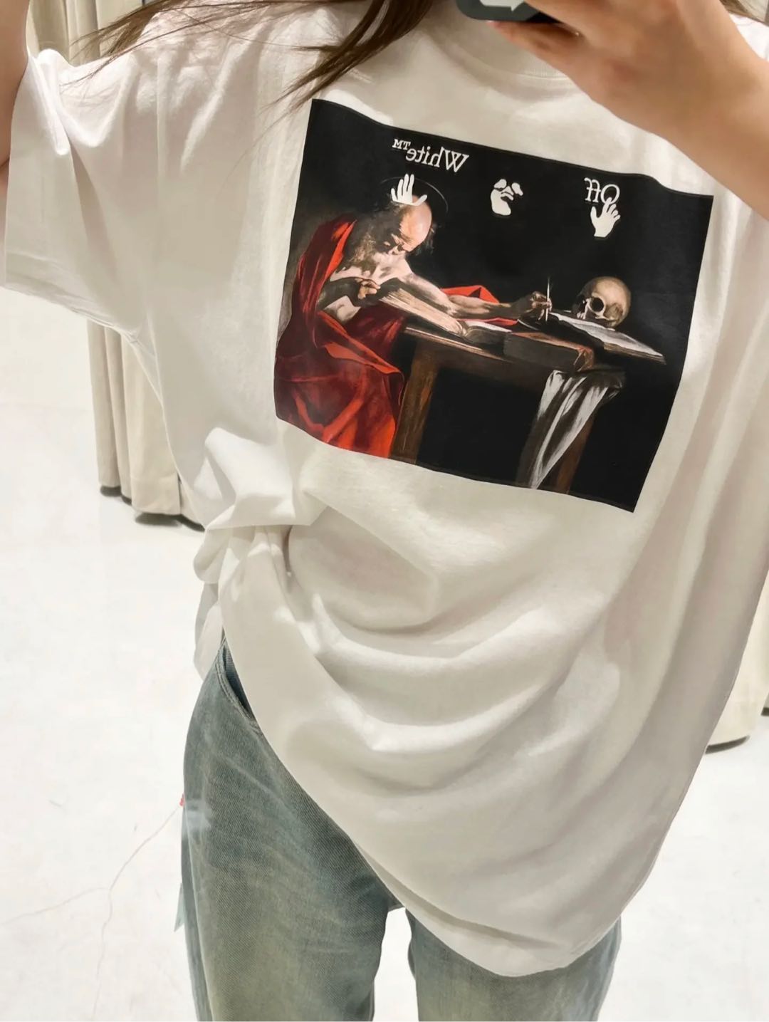 LuxluxHouse Best Quality Clothes Off White T-shirt
