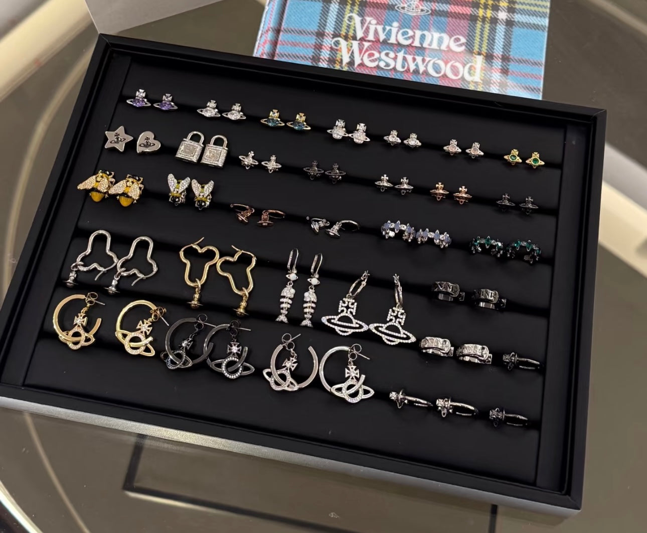 LuxluxHouse Best Quality Accessories Earrings Bracelet  Vivienne Westwood Necklace
