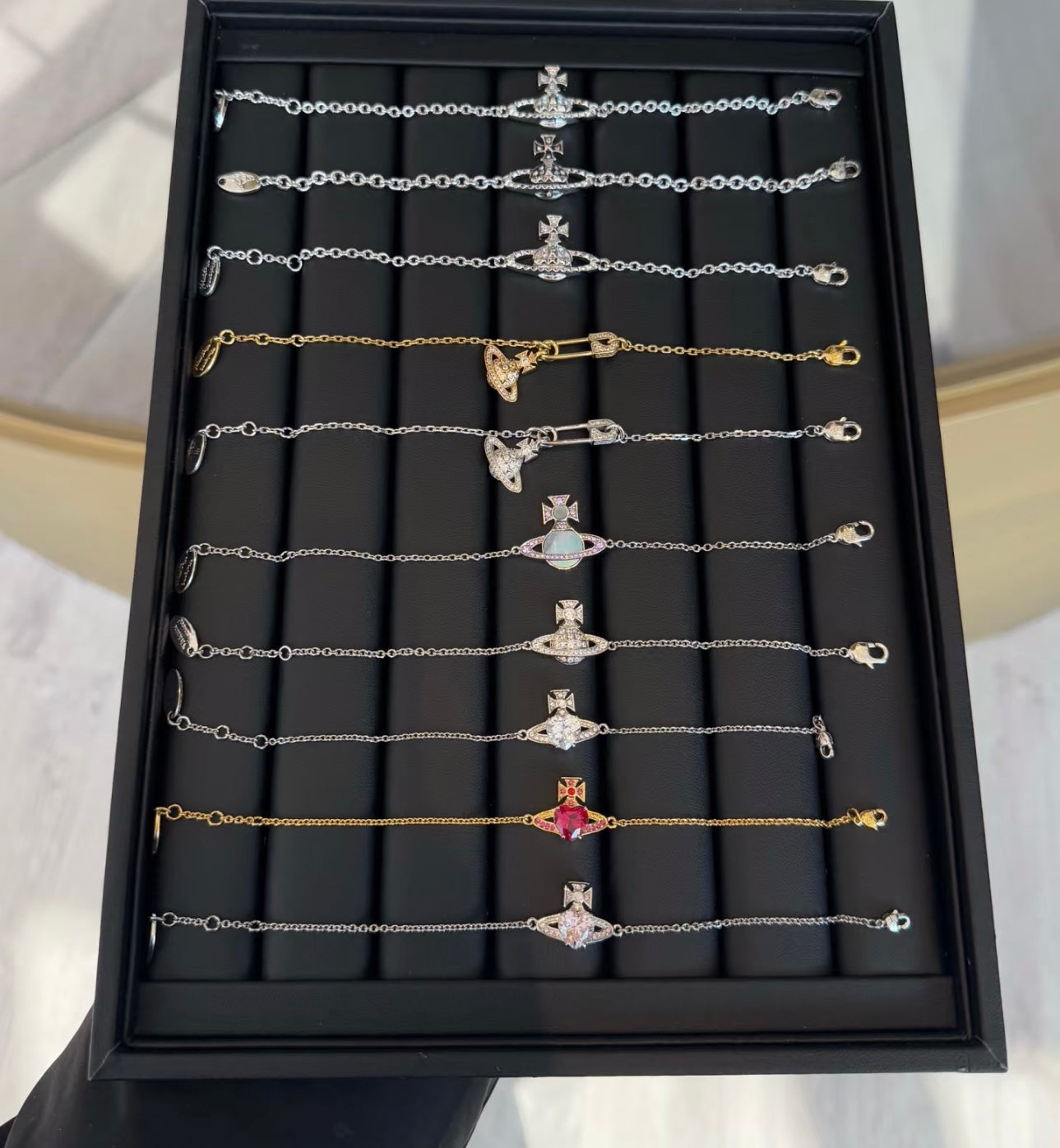 LuxluxHouse Best Quality Accessories Earrings Bracelet  Vivienne Westwood Necklace