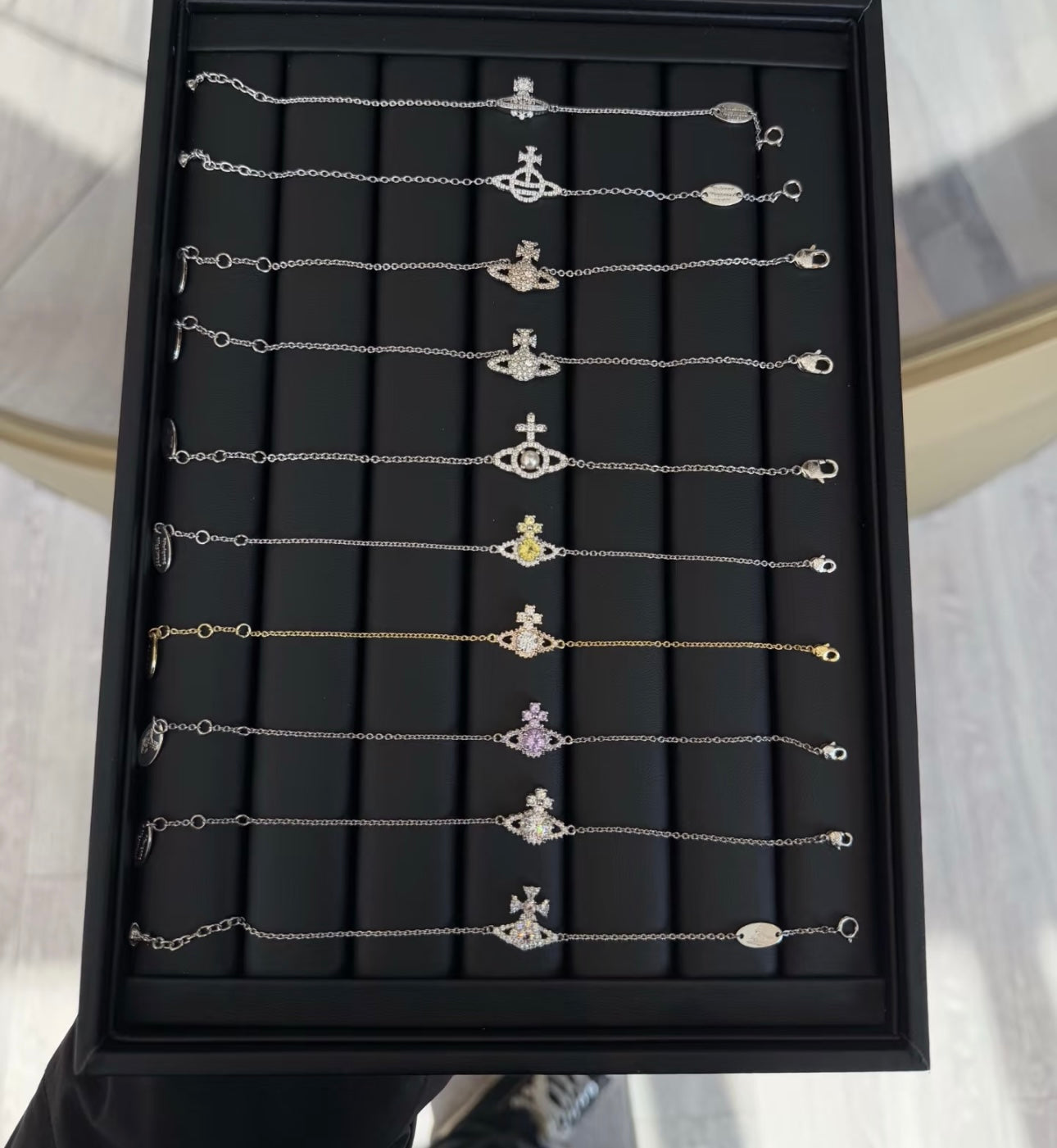 LuxluxHouse Best Quality Accessories Earrings Bracelet  Vivienne Westwood Necklace