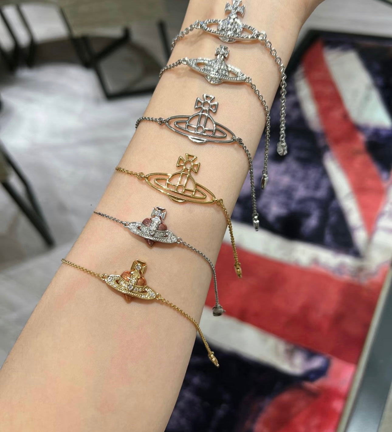 LuxluxHouse Best Quality Accessories Earrings Bracelet  Vivienne Westwood Necklace