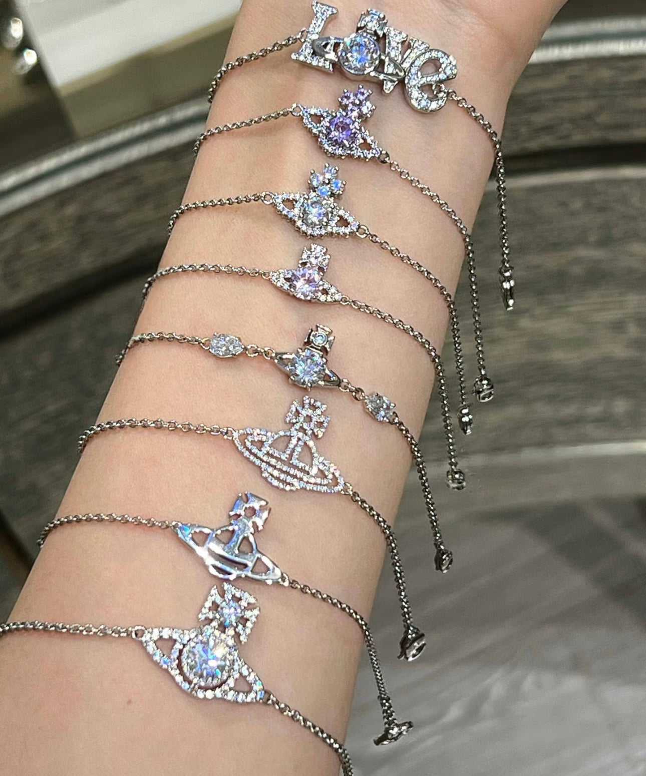LuxluxHouse Best Quality Accessories Earrings Bracelet  Vivienne Westwood Necklace